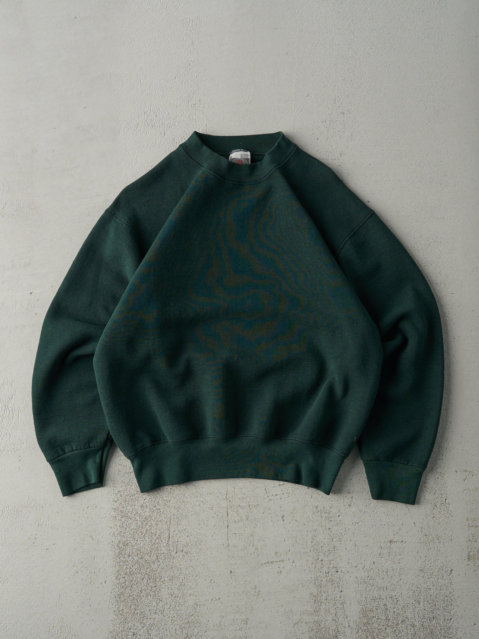 Vintage 90s Forest Green Blank Crewneck (M)