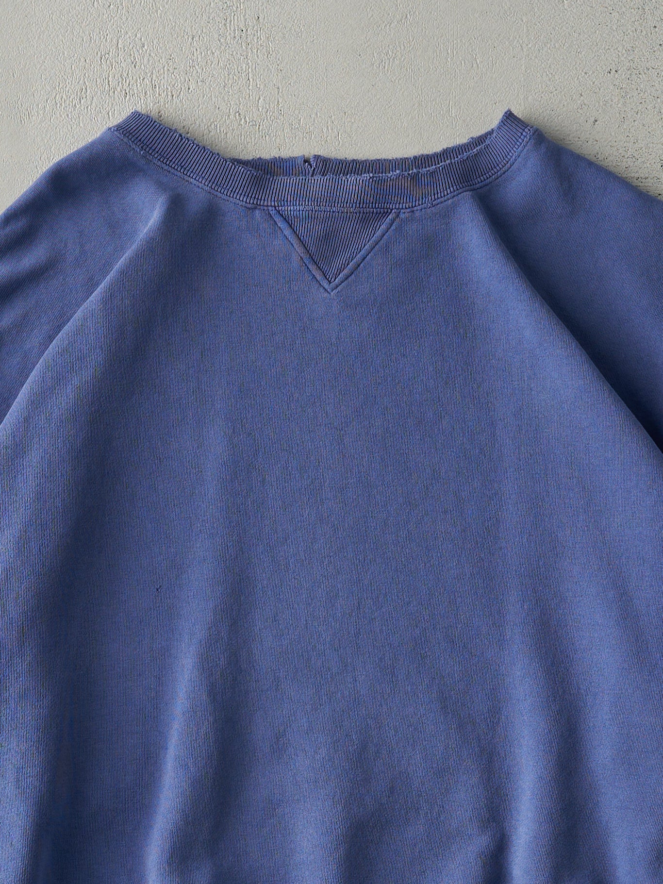 Vintage 80s Washed Blue Gap Blank Boxy Crewneck (L/XL)