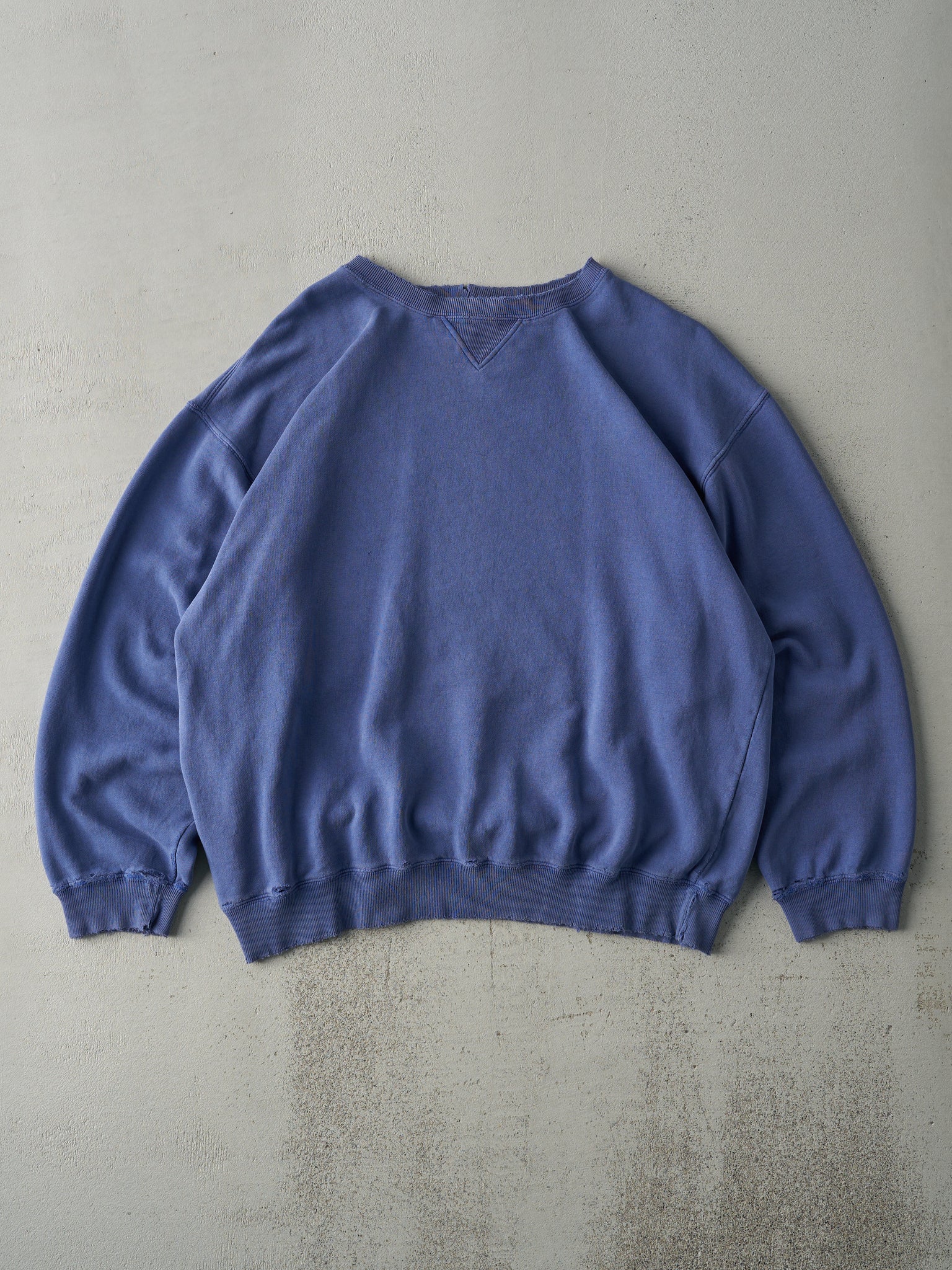 Vintage 80s Washed Blue Gap Blank Boxy Crewneck (L/XL)