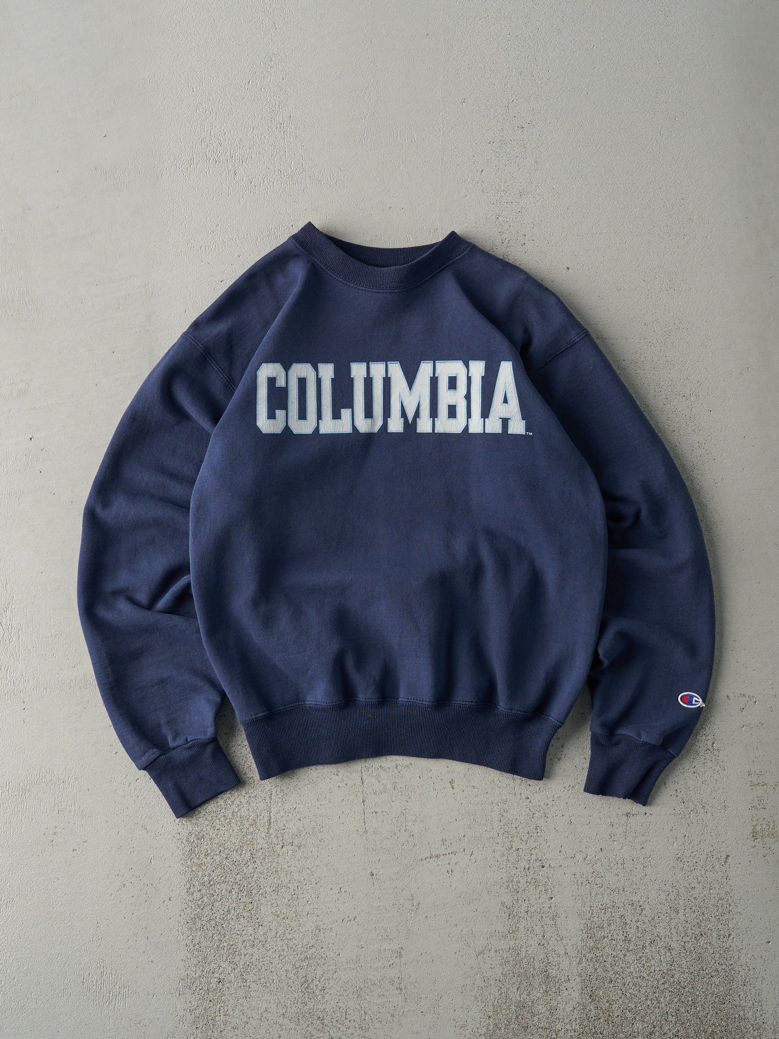 Vintage Y2K Navy Blue Columbia University Crewneck (S)