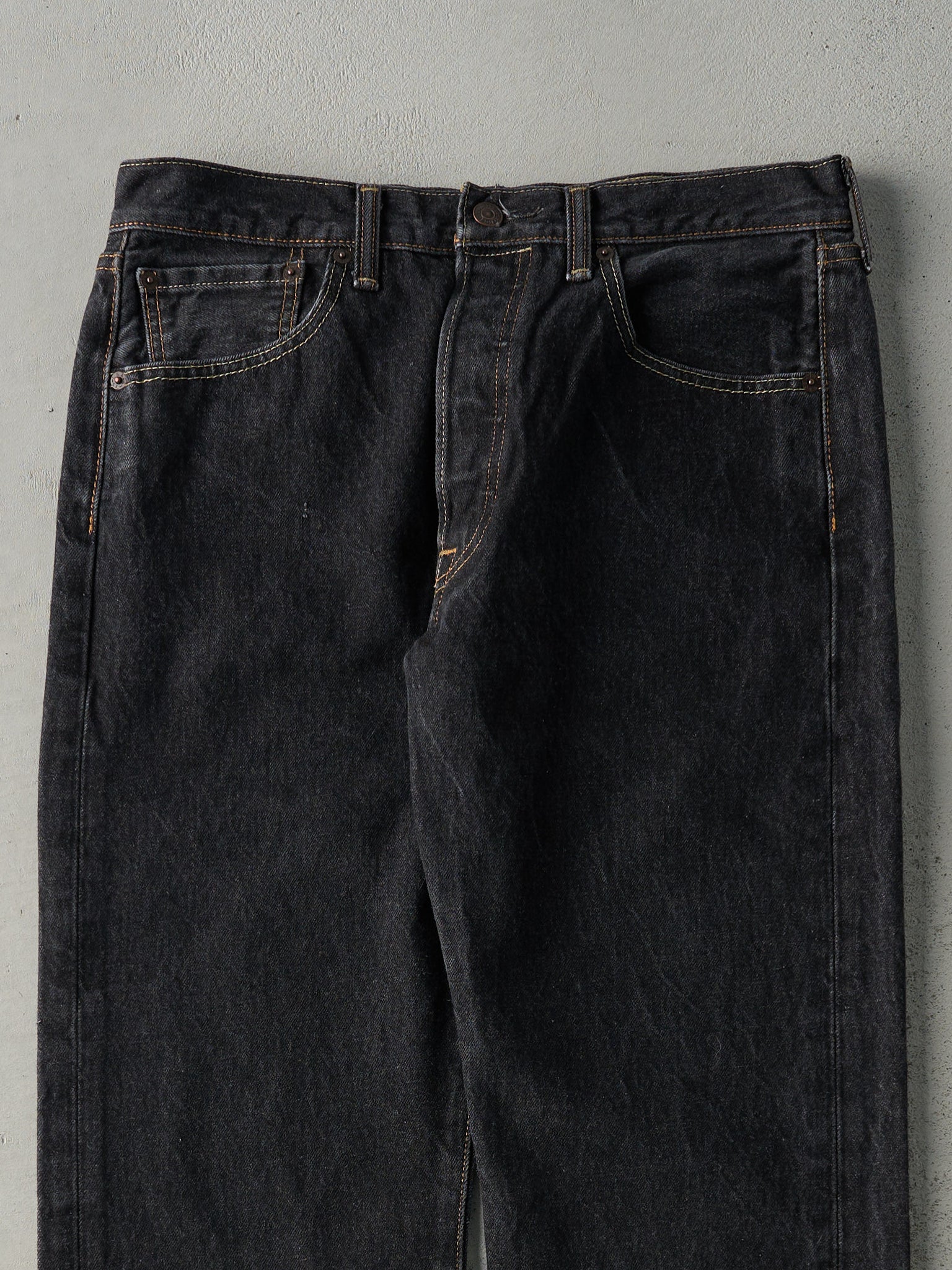 Vintage Y2K Black Levi's 501 Denim Pants (31x28.5)