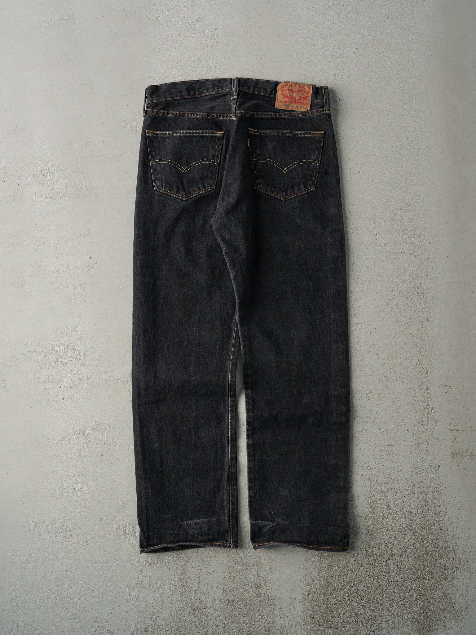 Vintage Y2K Black Levi's 501 Denim Pants (31x28.5)