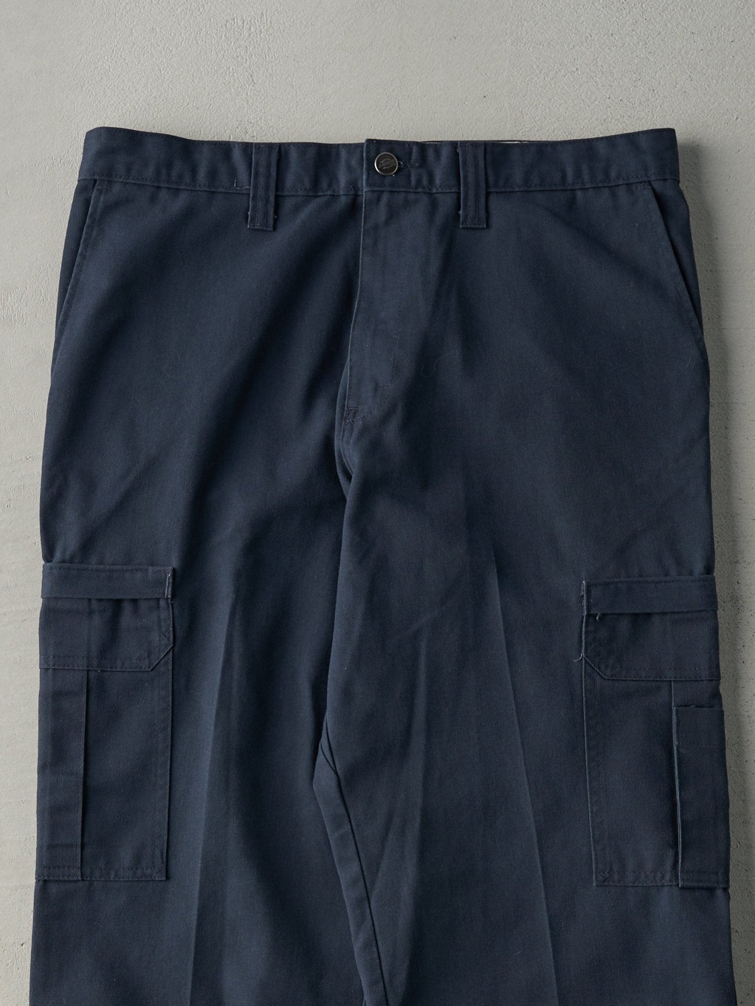 Vintage Y2K Navy Blue Dickies Cargo Work Pants (34x31.5)