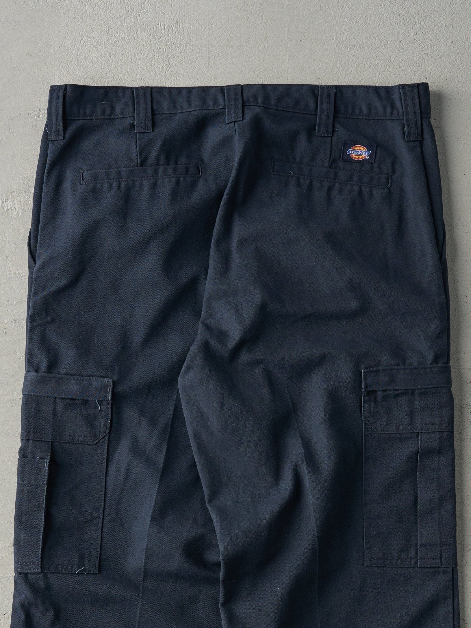 Vintage Y2K Navy Blue Dickies Cargo Work Pants (34x31.5)