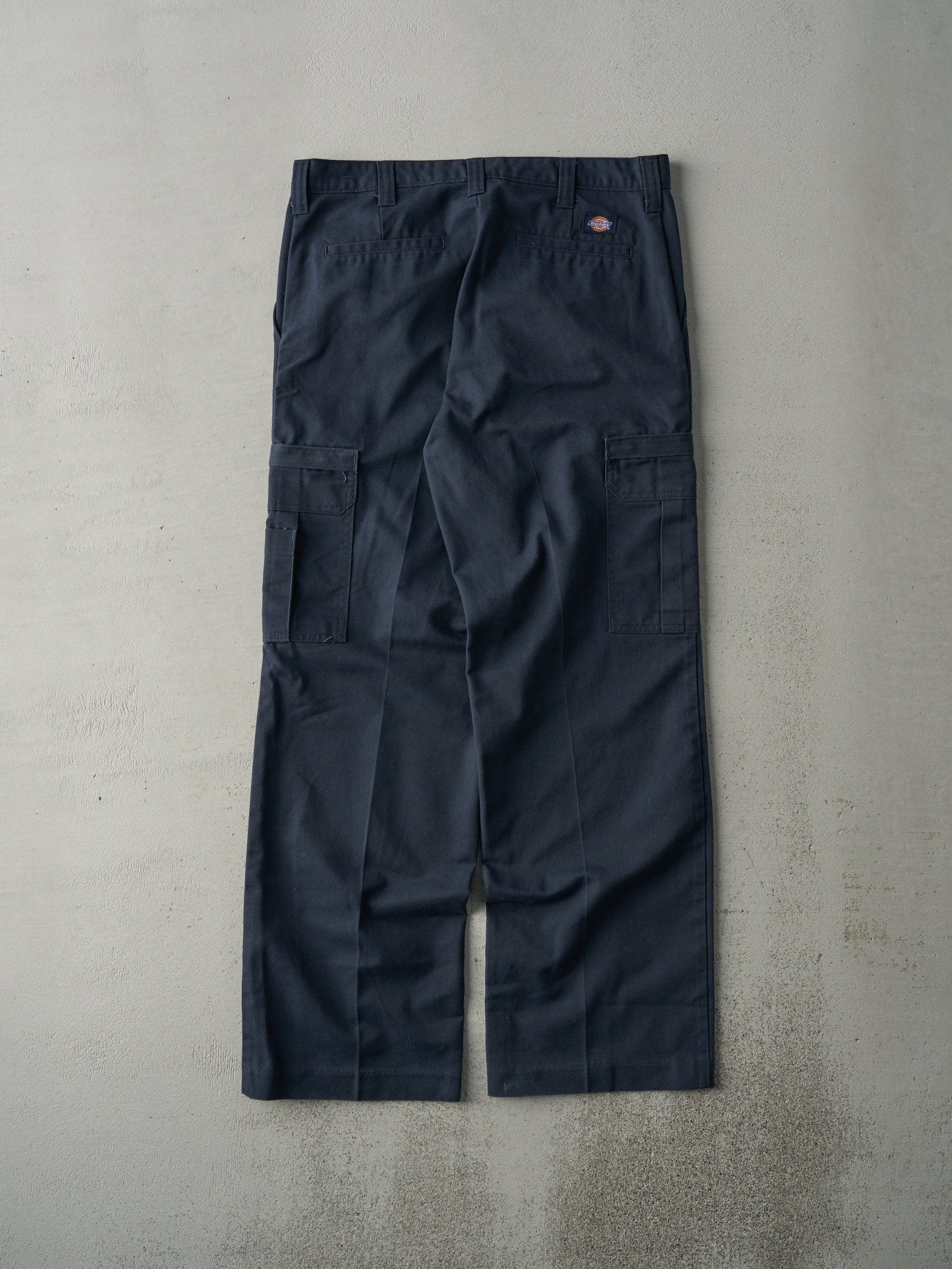 Vintage Y2K Navy Blue Dickies Cargo Work Pants (34x31.5)