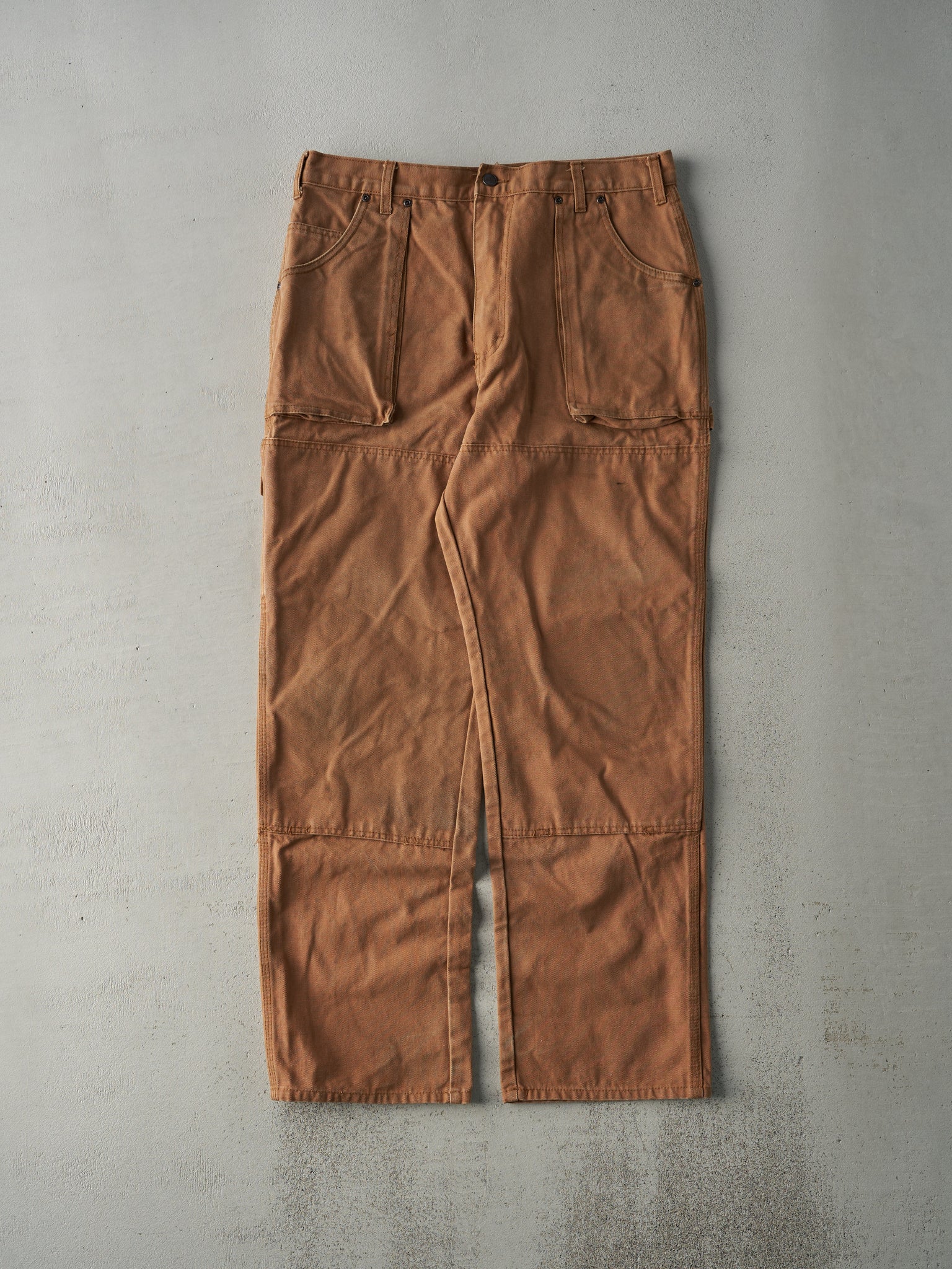 Vintage Y2K Camel Dickies L Pocket Double Knee Carpenter Pants (34x30.5)