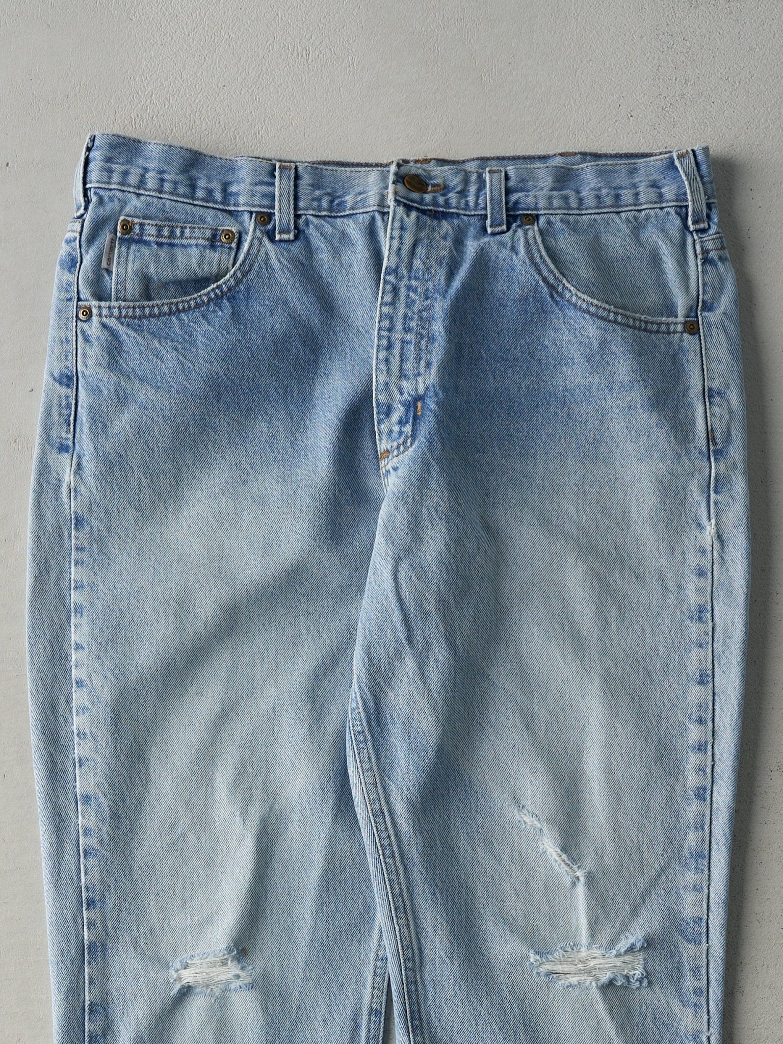 Vintage Y2K Light Wash Carhartt Denim Jeans (36x29.5)