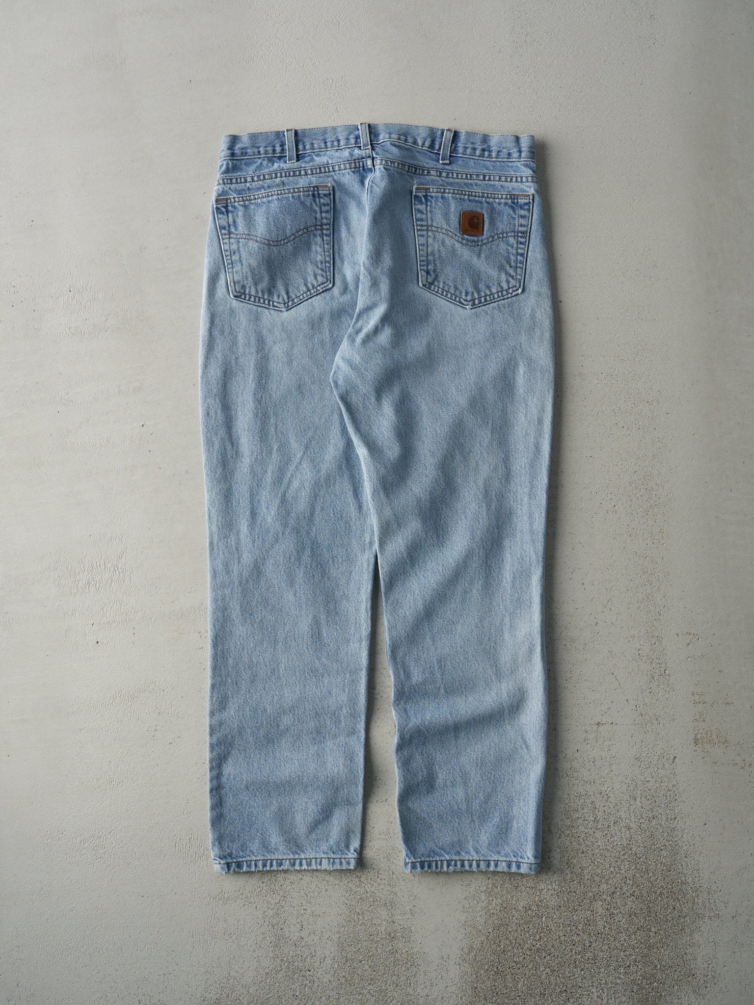 Vintage Y2K Light Wash Carhartt Denim Jeans (36x29.5)
