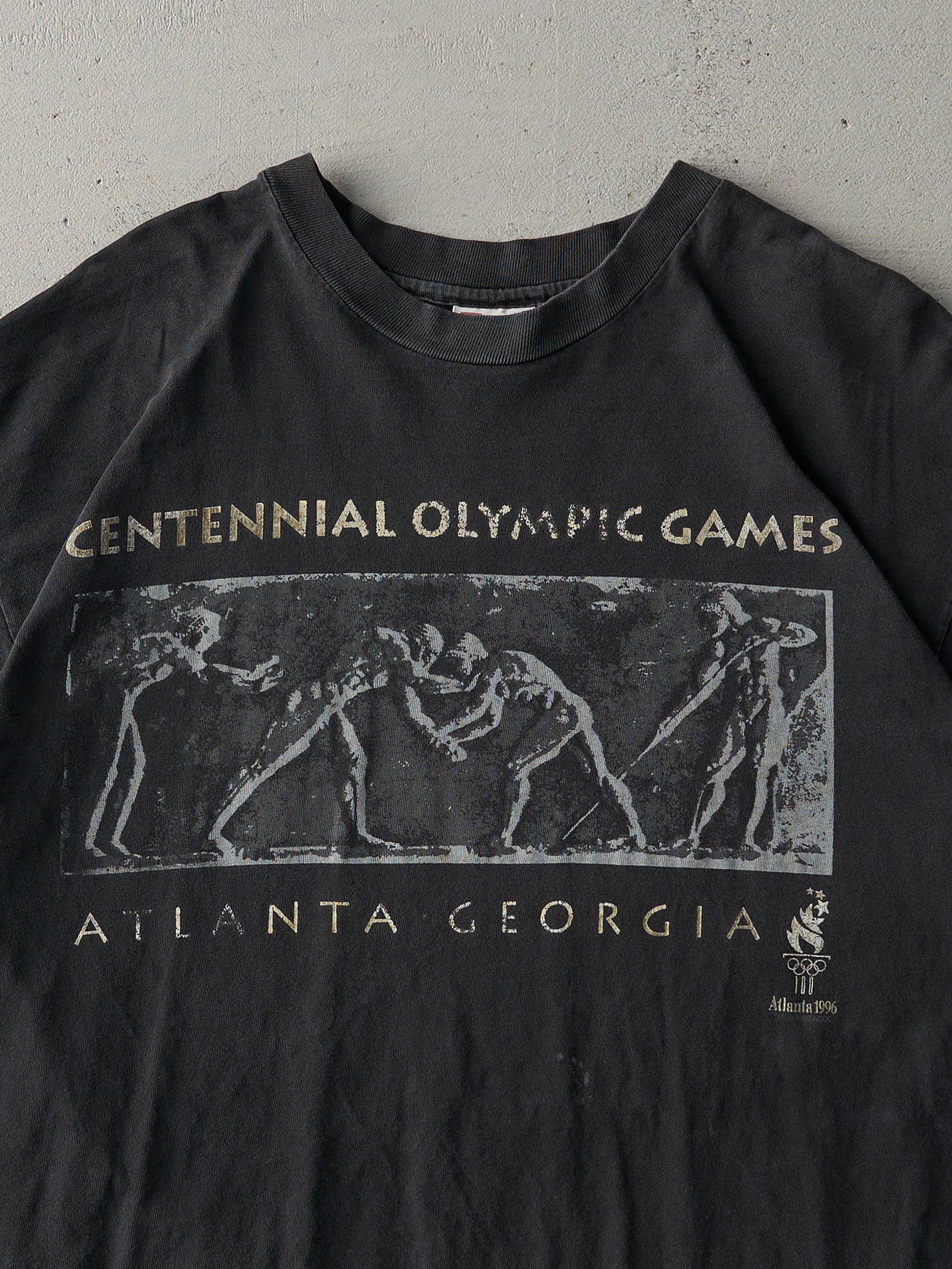 Vintage 96' Black Atlanta Olympics Graphic Tee (M)