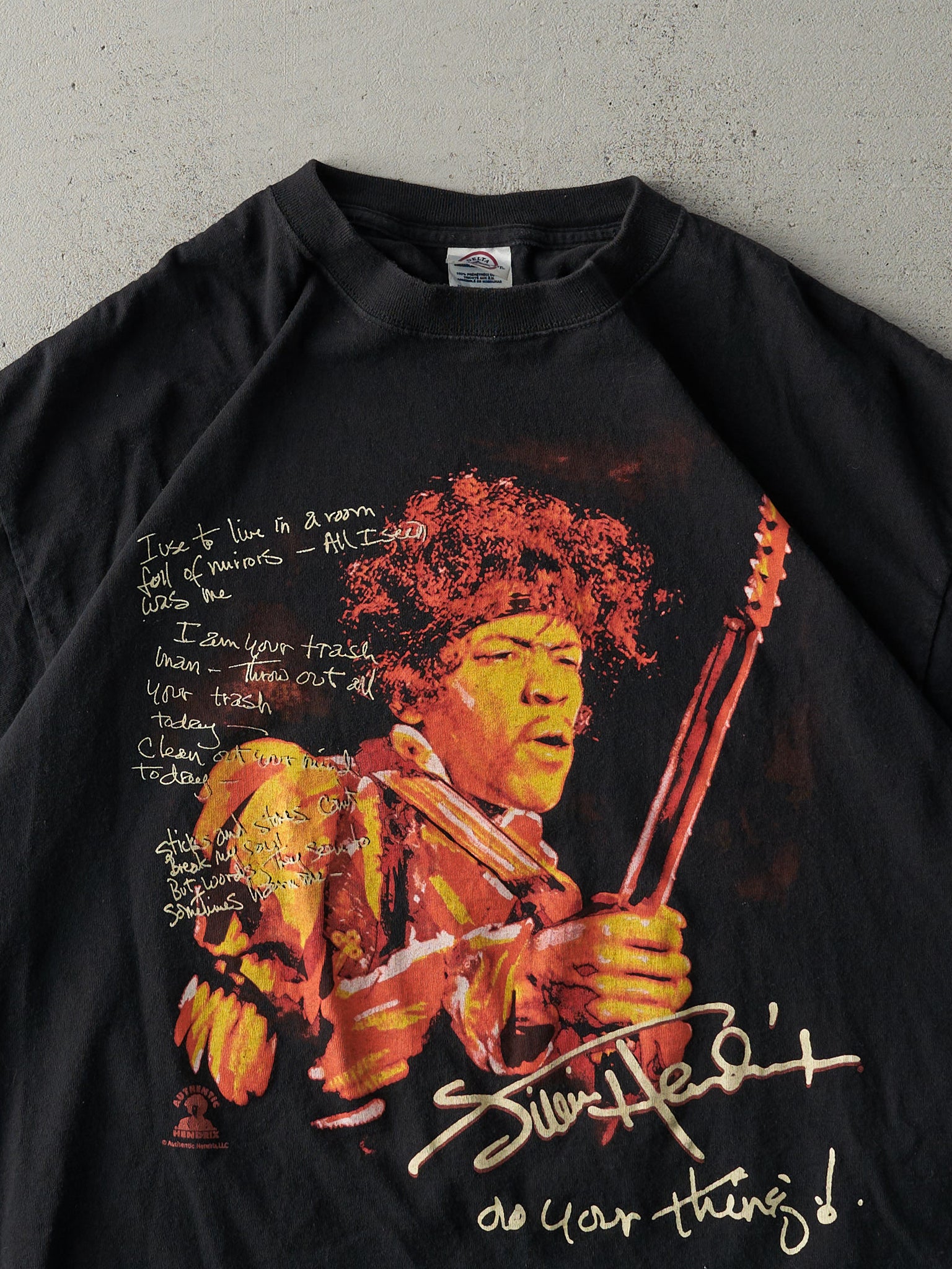 Vintage Y2K Black Jimi Hendrix Tee (L)