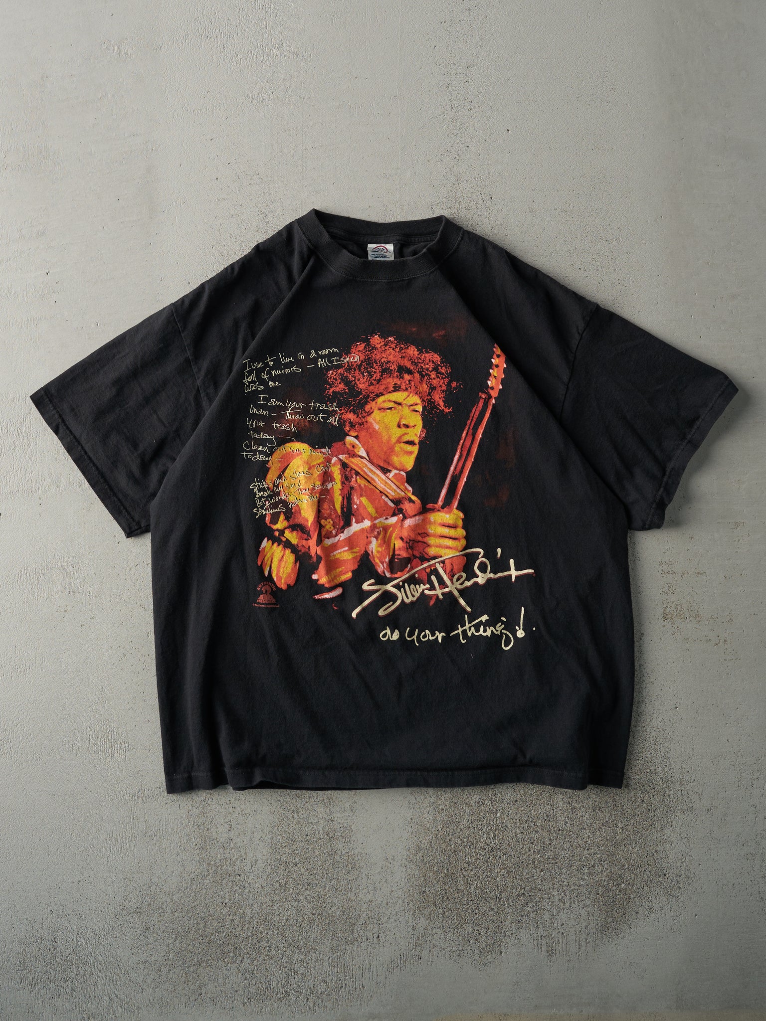 Vintage Y2K Black Jimi Hendrix Tee (L)