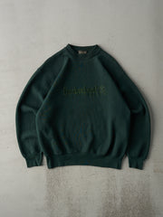 Vintage Y2K Forest Green Timberland Embroidered Crewneck (M)