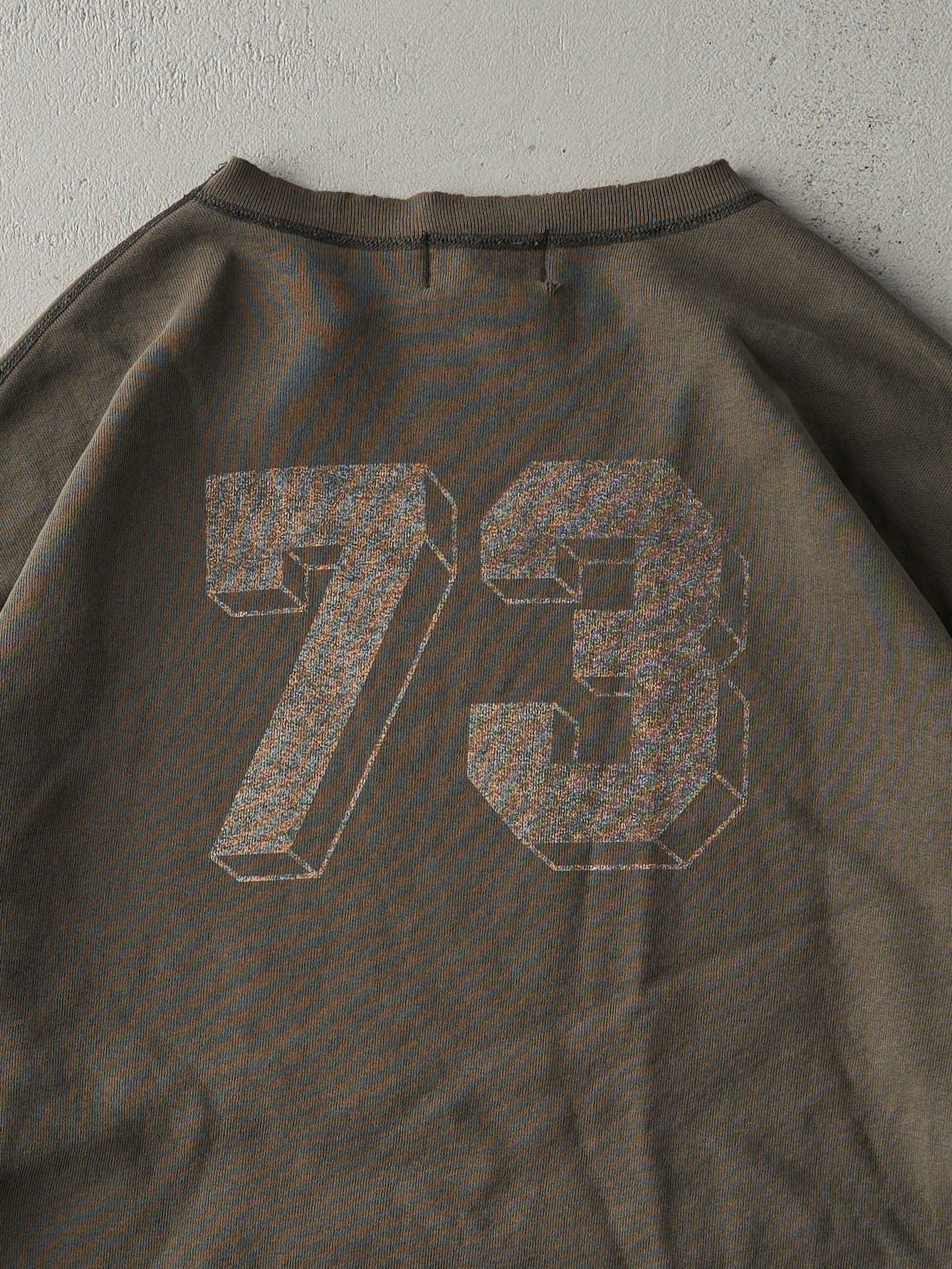 Vintage Y2K Olive Green Roots Logo Boxy Crewneck (L/XL)