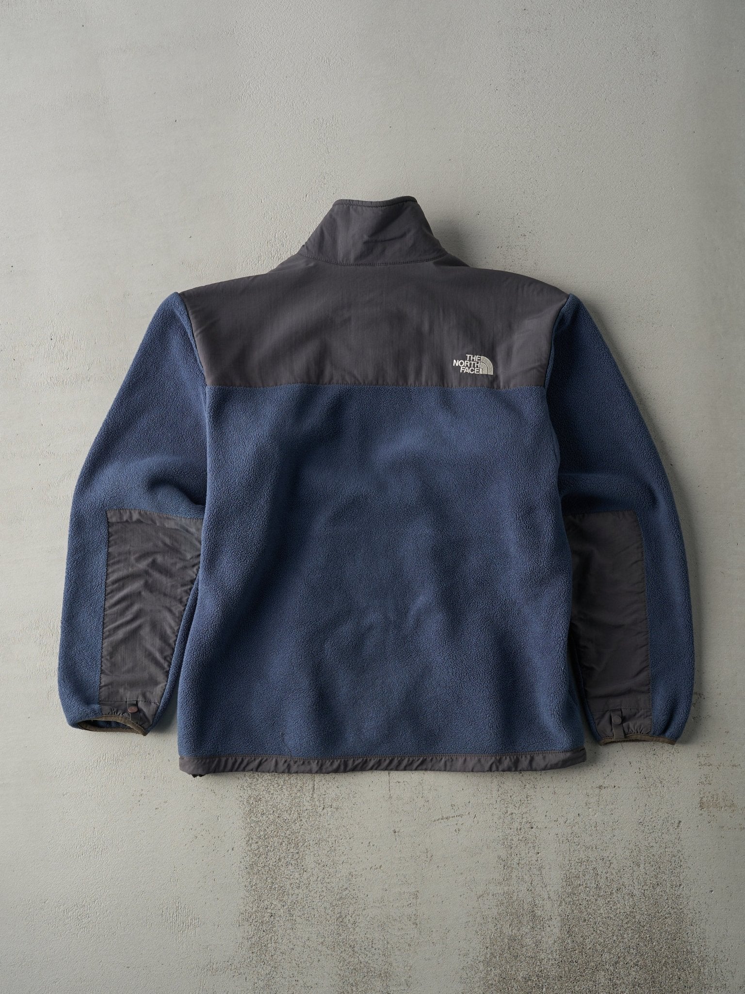Vintage 90s Blue and Grey The North Face Denali Jacket (L)