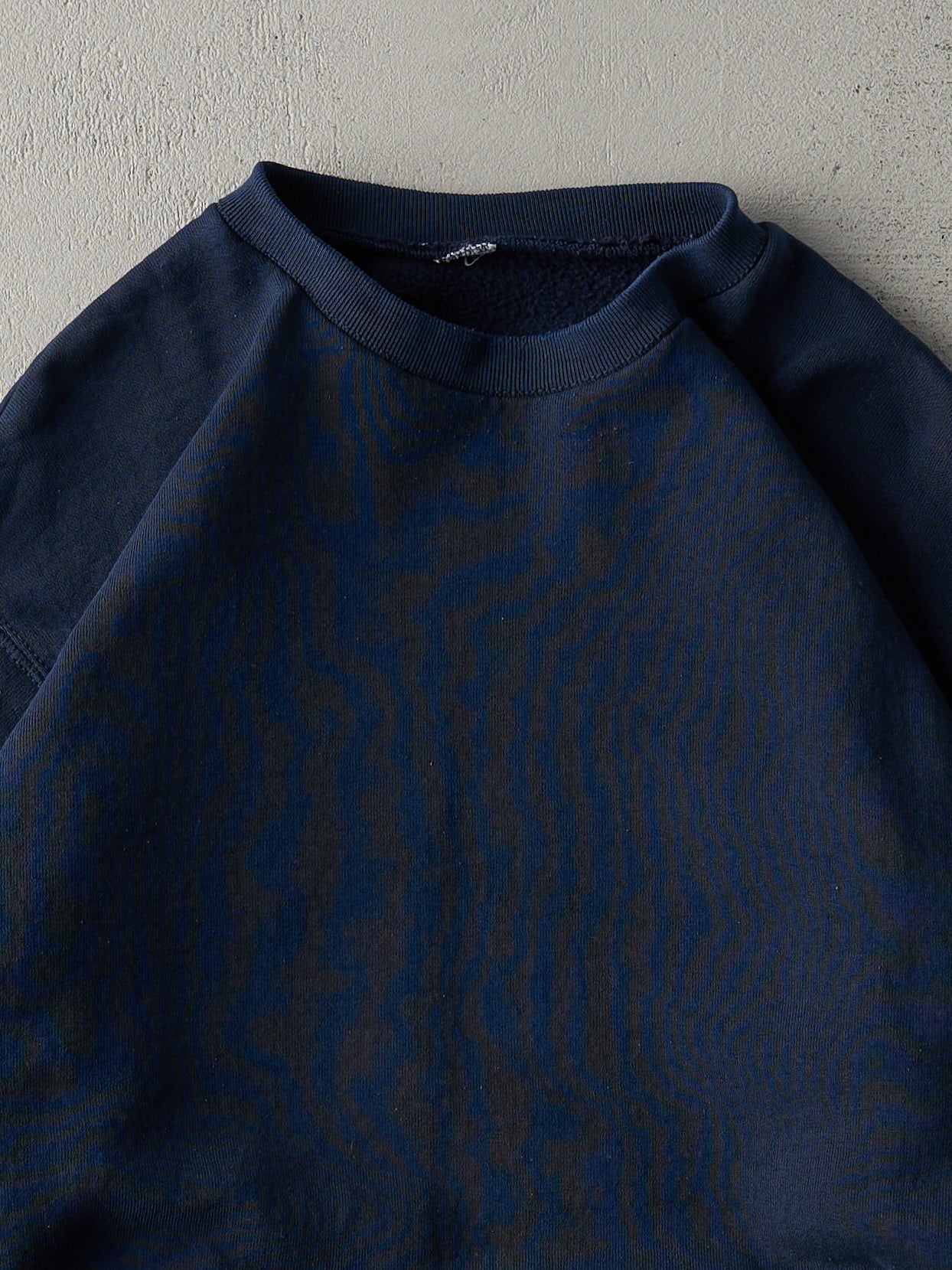 Vintage 90s Navy Blue Blank Crewneck (M/L)