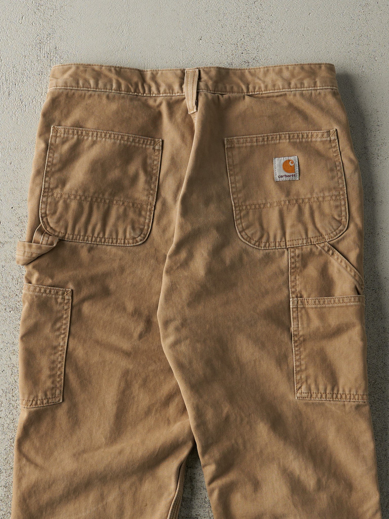 Vintage Y2K Camel Carhartt Blanket Lined Carpenter Pants (30x29.5)