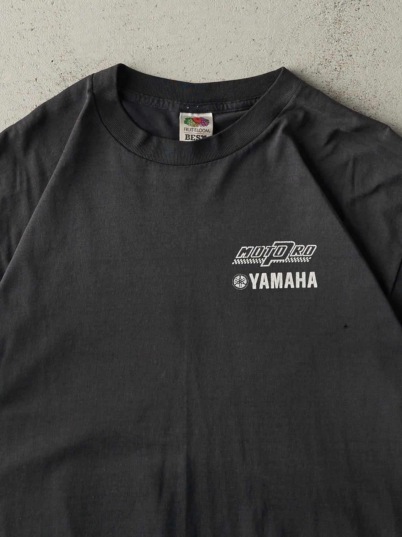 Vintage Y2K Black Yamaha Moto Pro Tee (M)