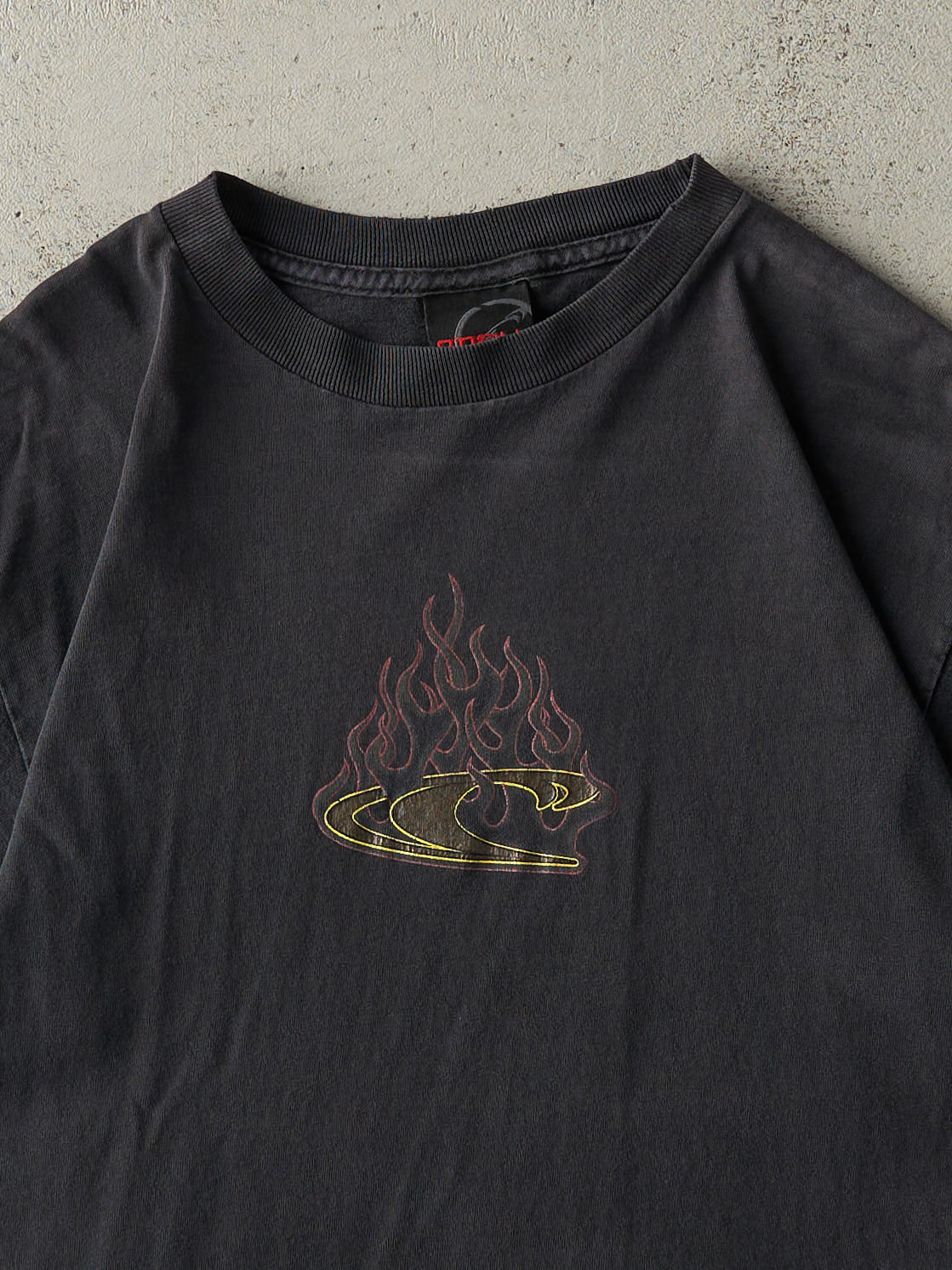 Vintage Y2K Faded Black O'Neill Tee (S/M)