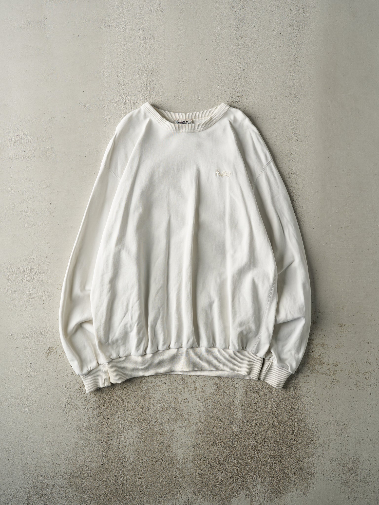 Vintage 90s White Embroidered Northern Reflections Crewneck (L/XL)