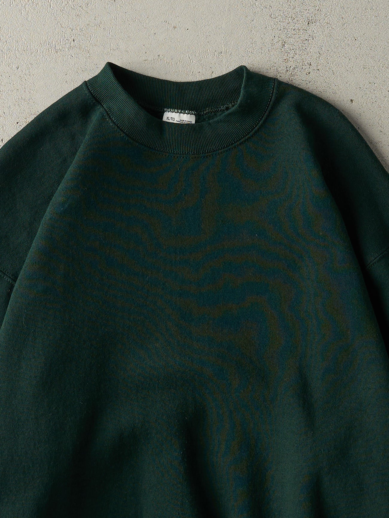 Vintage 90s Green Blank Crewneck (L)