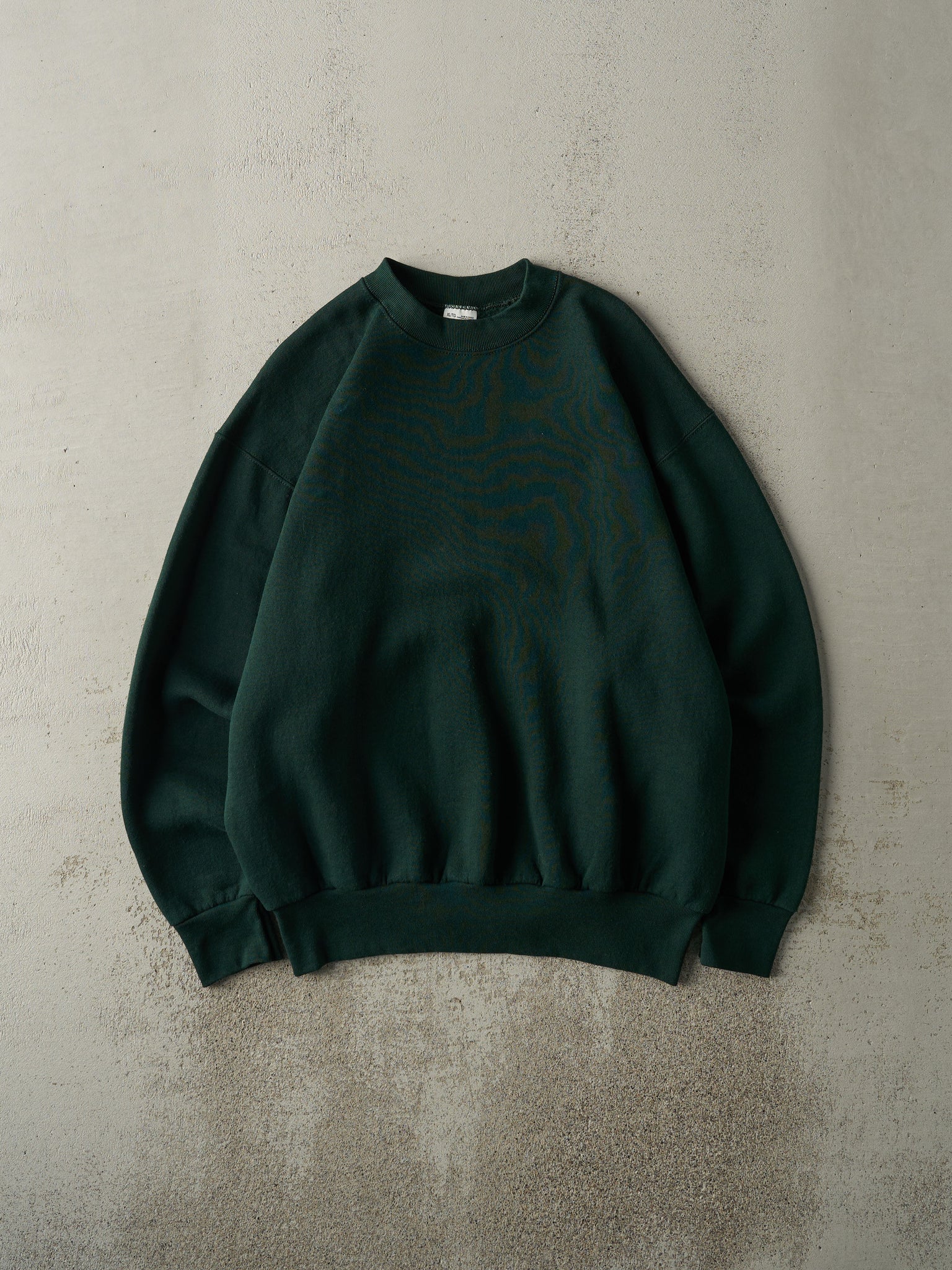 Vintage 90s Green Blank Crewneck (L)