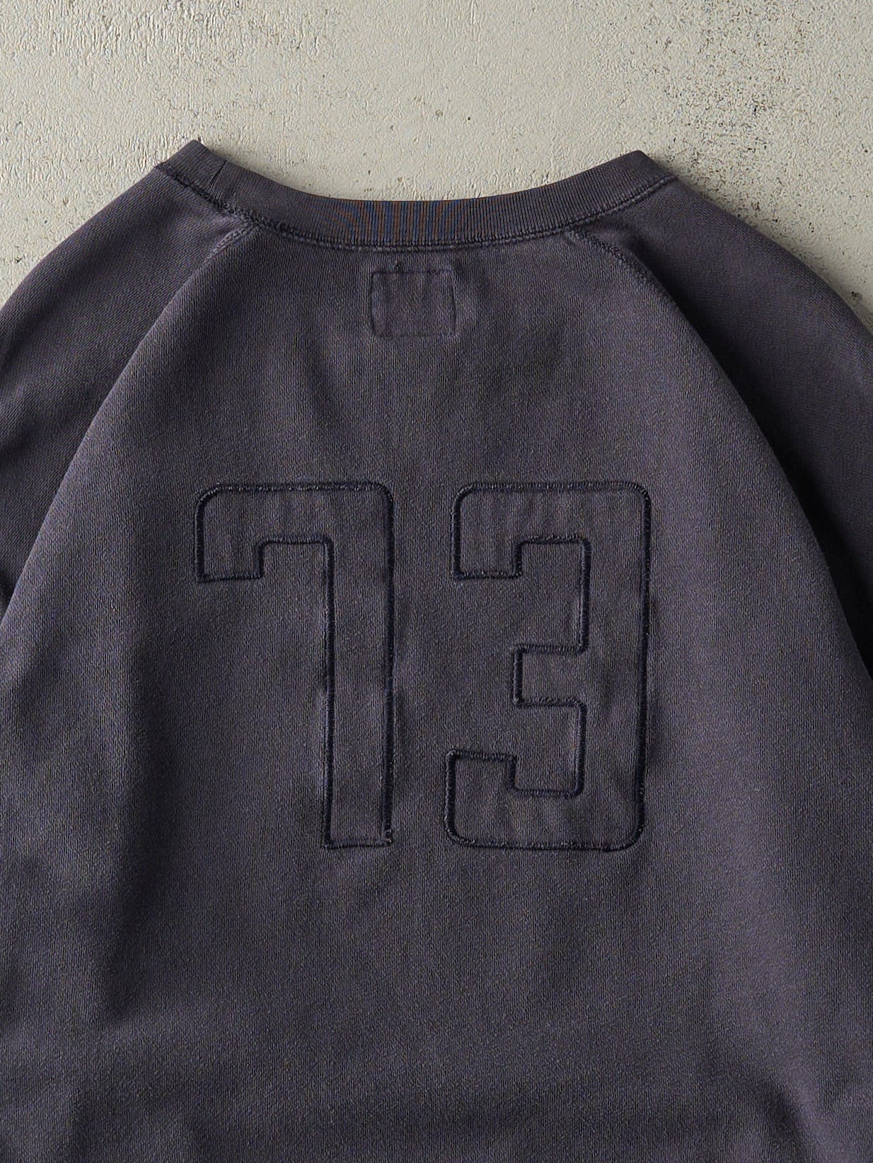 Vintage Y2K Navy Blue Roots Embroidered Boxy Crewneck (L)