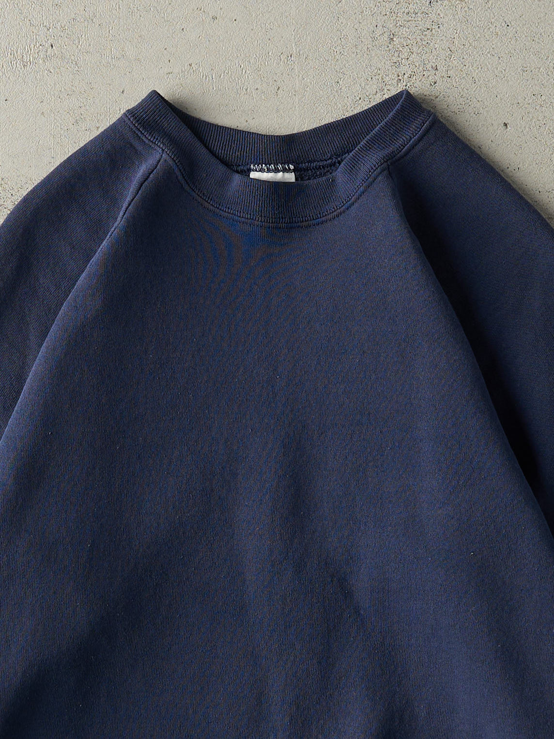 Vintage 80s Navy Blue Blank Crewneck (M)