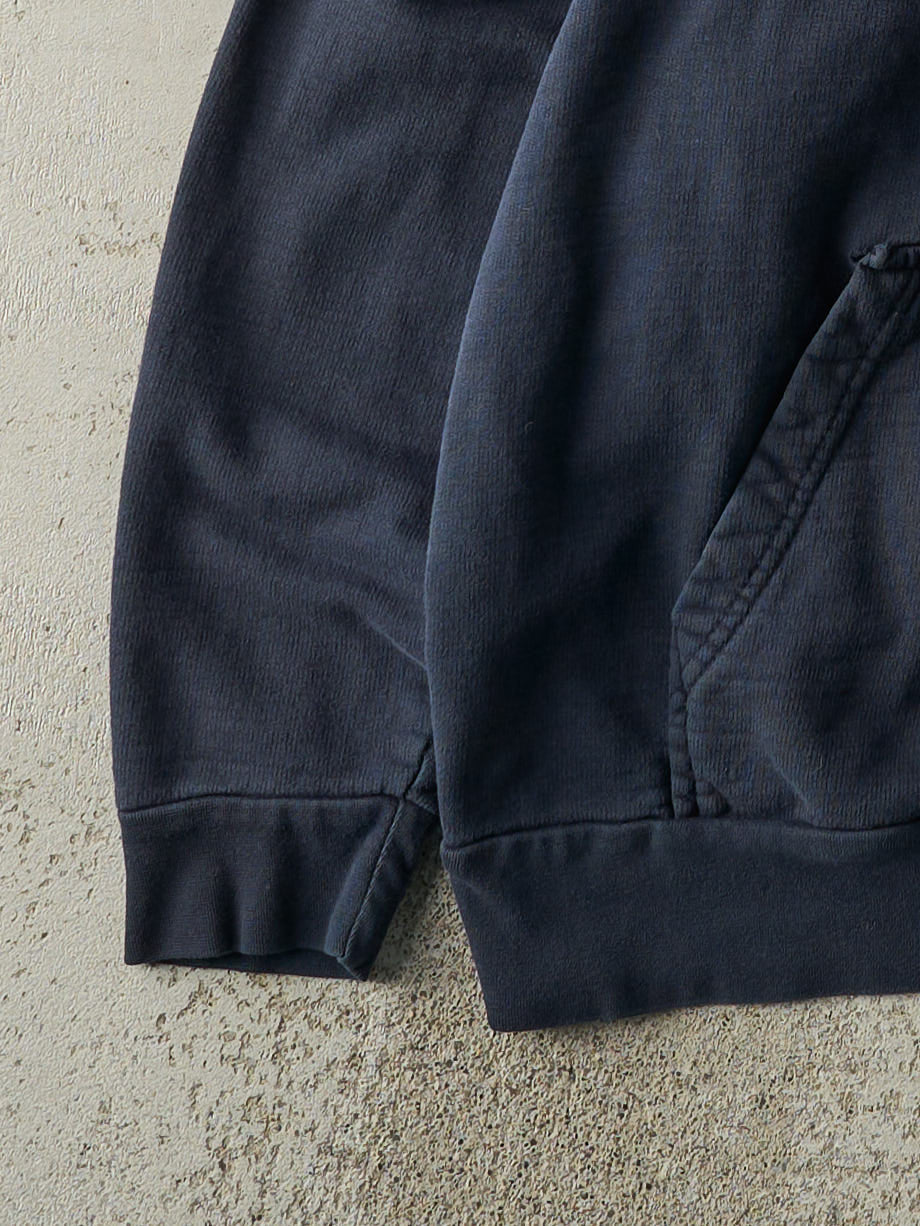 Vintage Y2K Navy Blue Navy Hoodie (L)