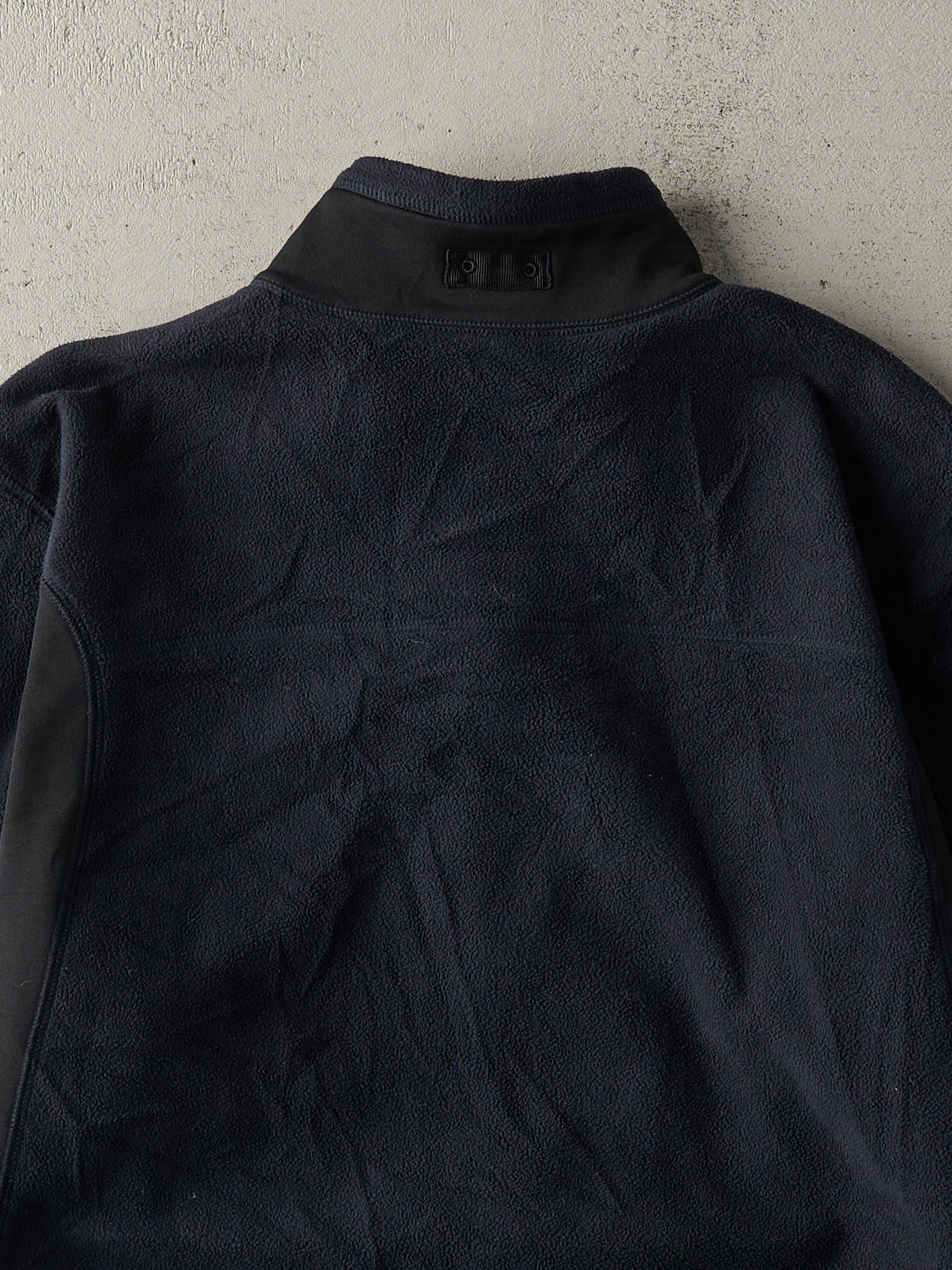 Vintage Y2K Navy Blue Gap Zip Up Fleece (XL)