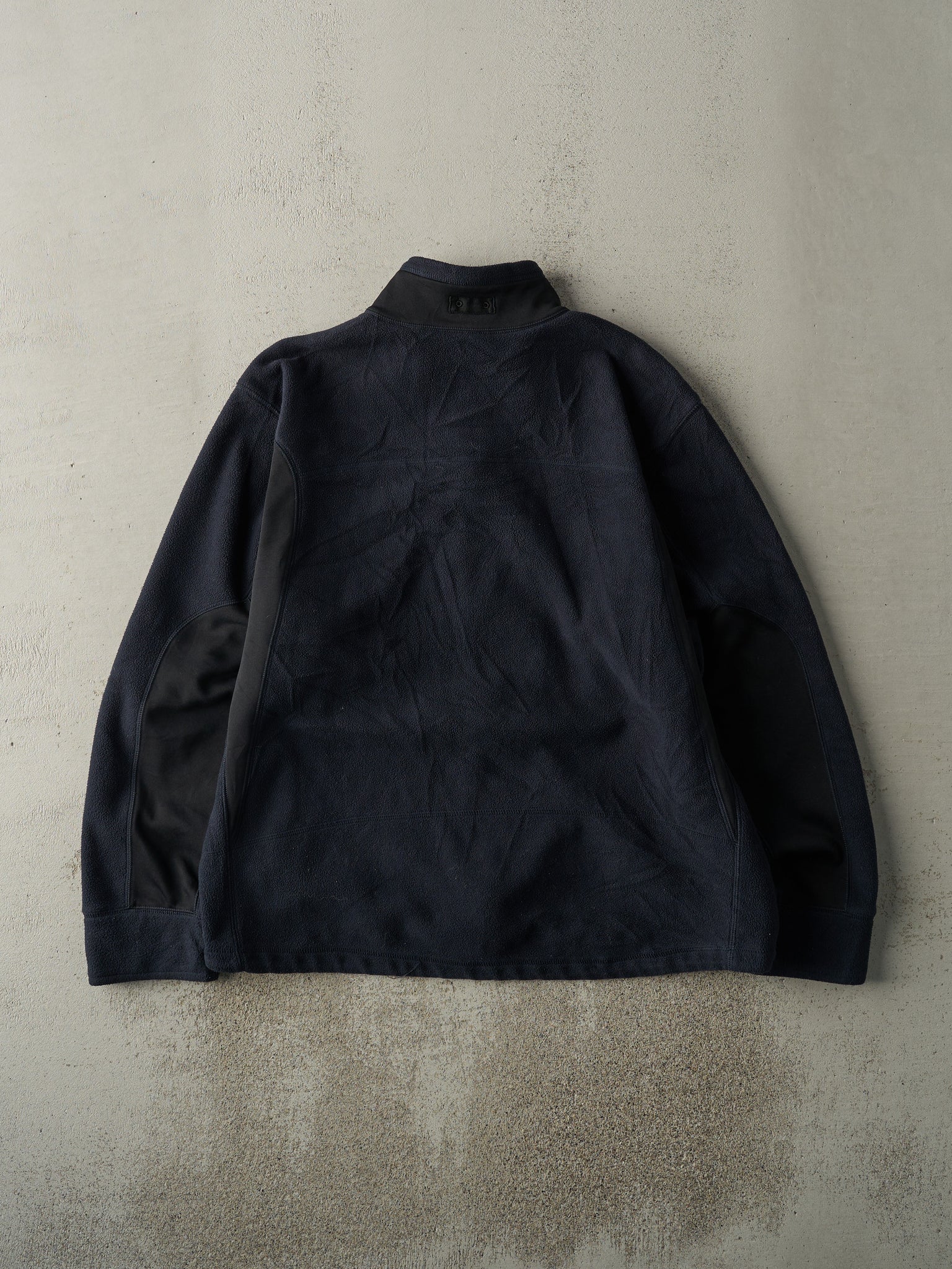 Vintage Y2K Navy Blue Gap Zip Up Fleece (XL)