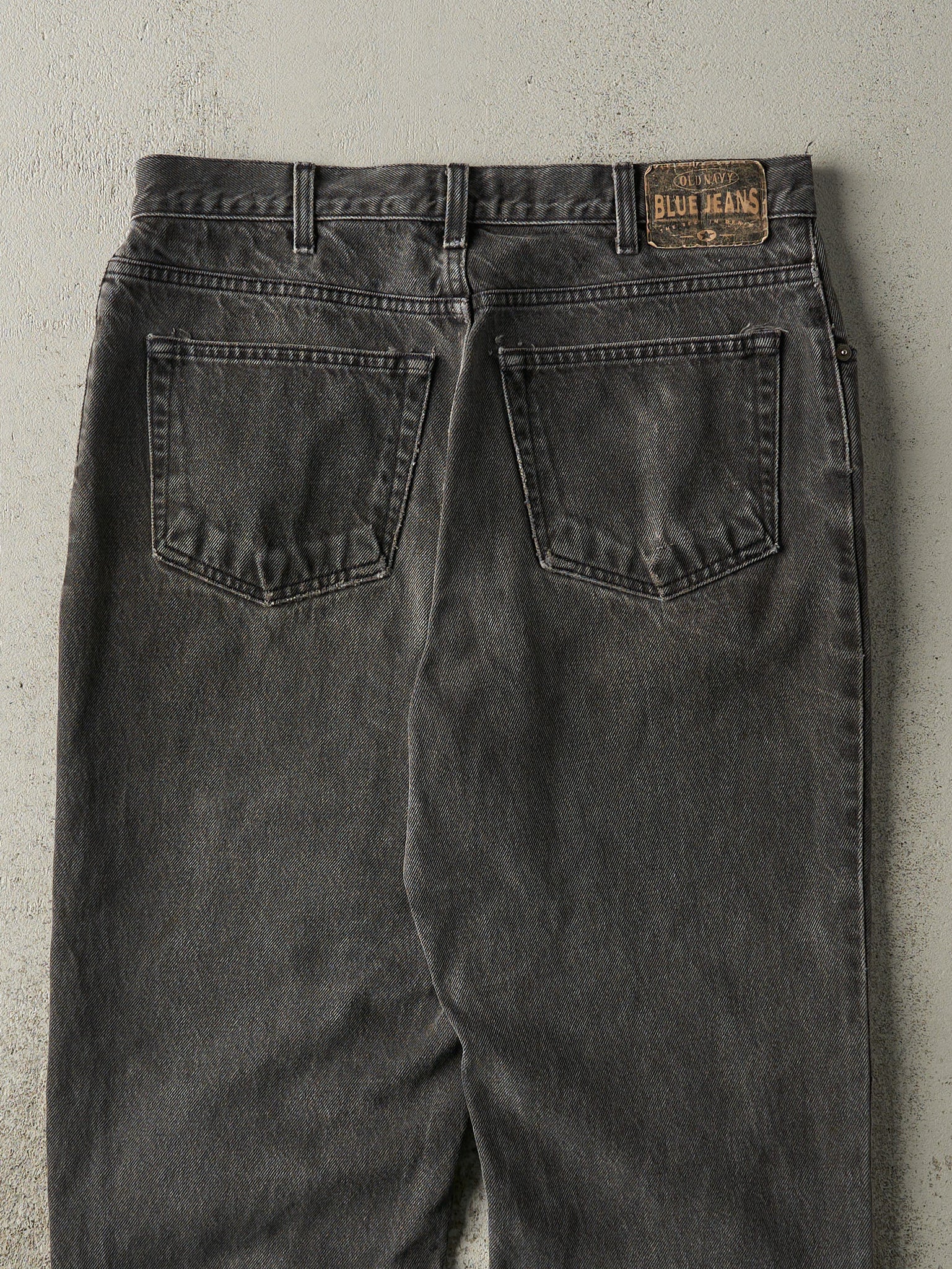 Vintage Y2K Washed Black Old Navy Denim Pants (33x29)