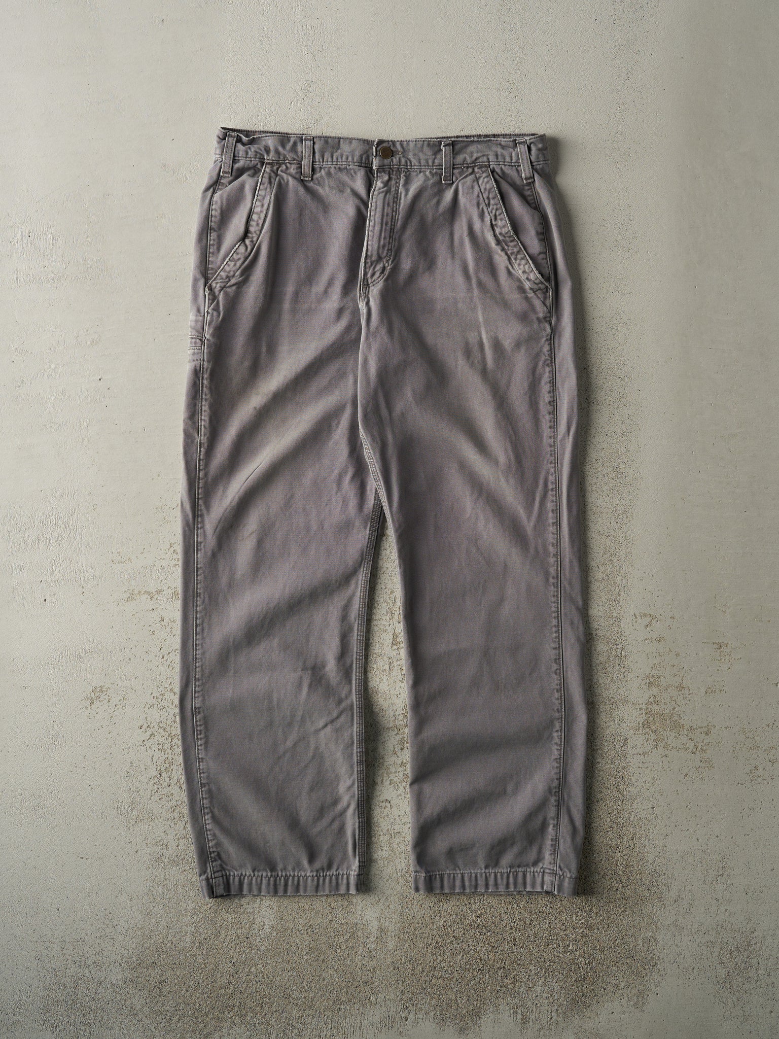 Vintage Y2K Grey Carhartt Work Pants (35.5x30.5)