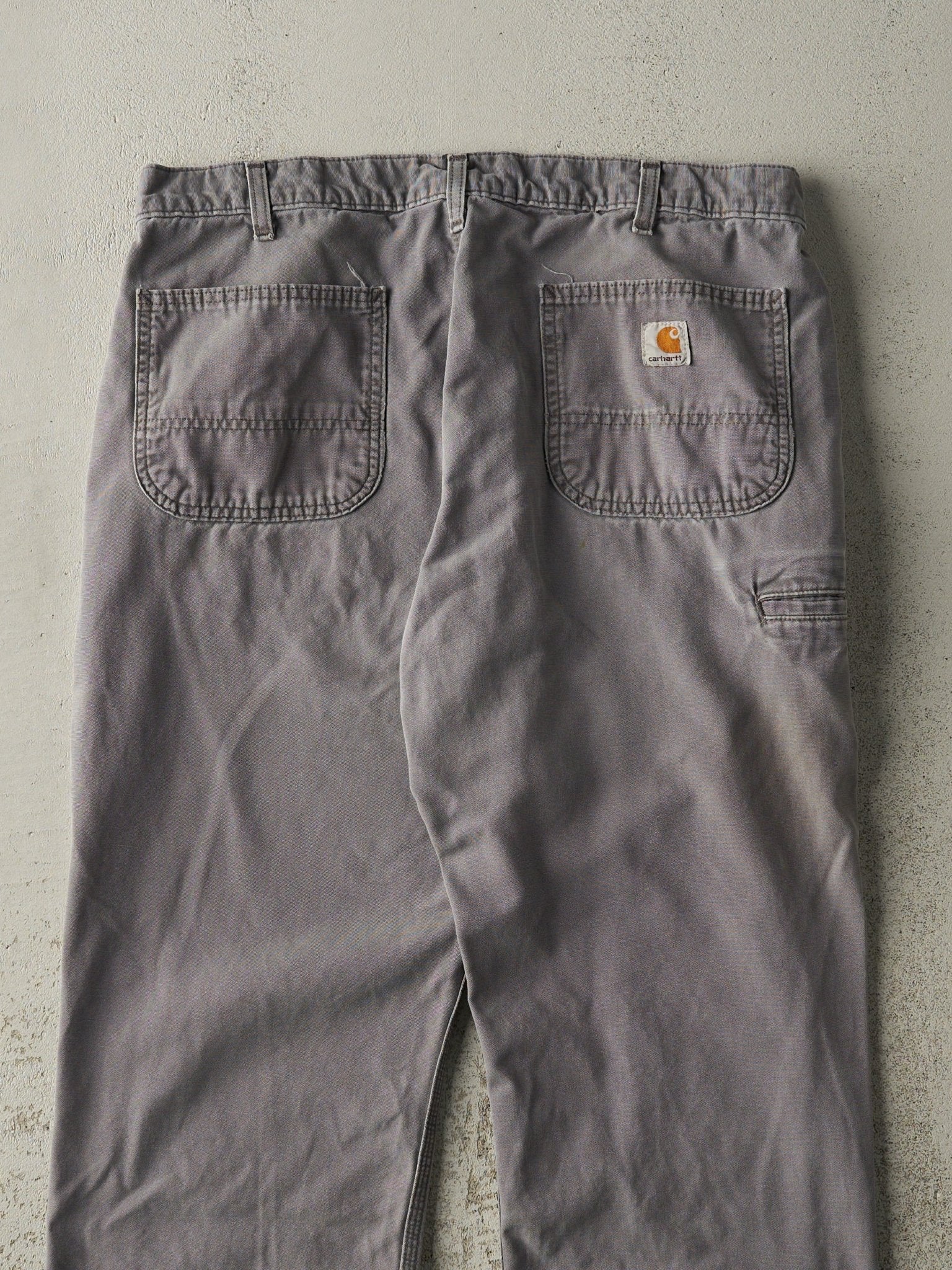Vintage Y2K Grey Carhartt Work Pants (35.5x30.5)