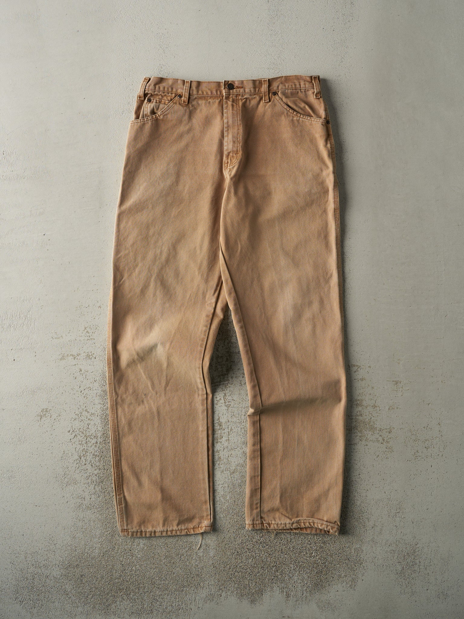 Vintage Y2K Beige Dickies Carpenter Pants (34x33)