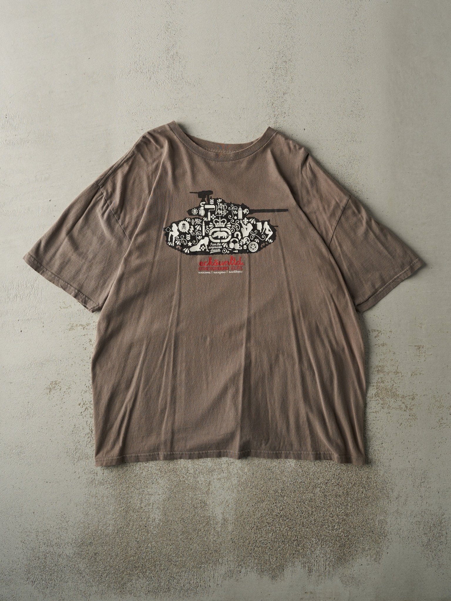 Vintage Y2K Green Ecko Graphic Tee (XXL)
