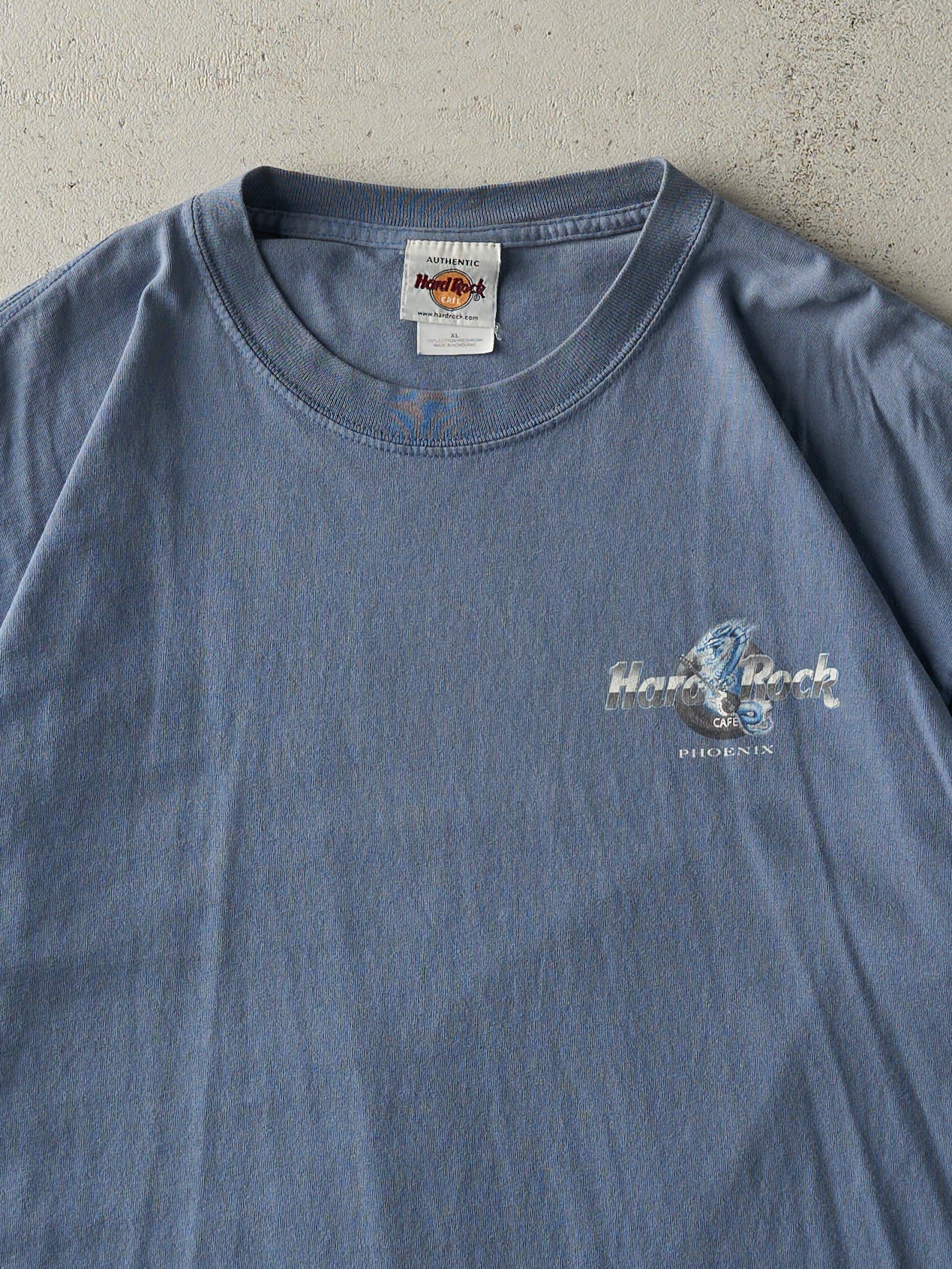 Vintage Y2K Slate Blue Phoenix Hard Rock Cafe Tee (L)