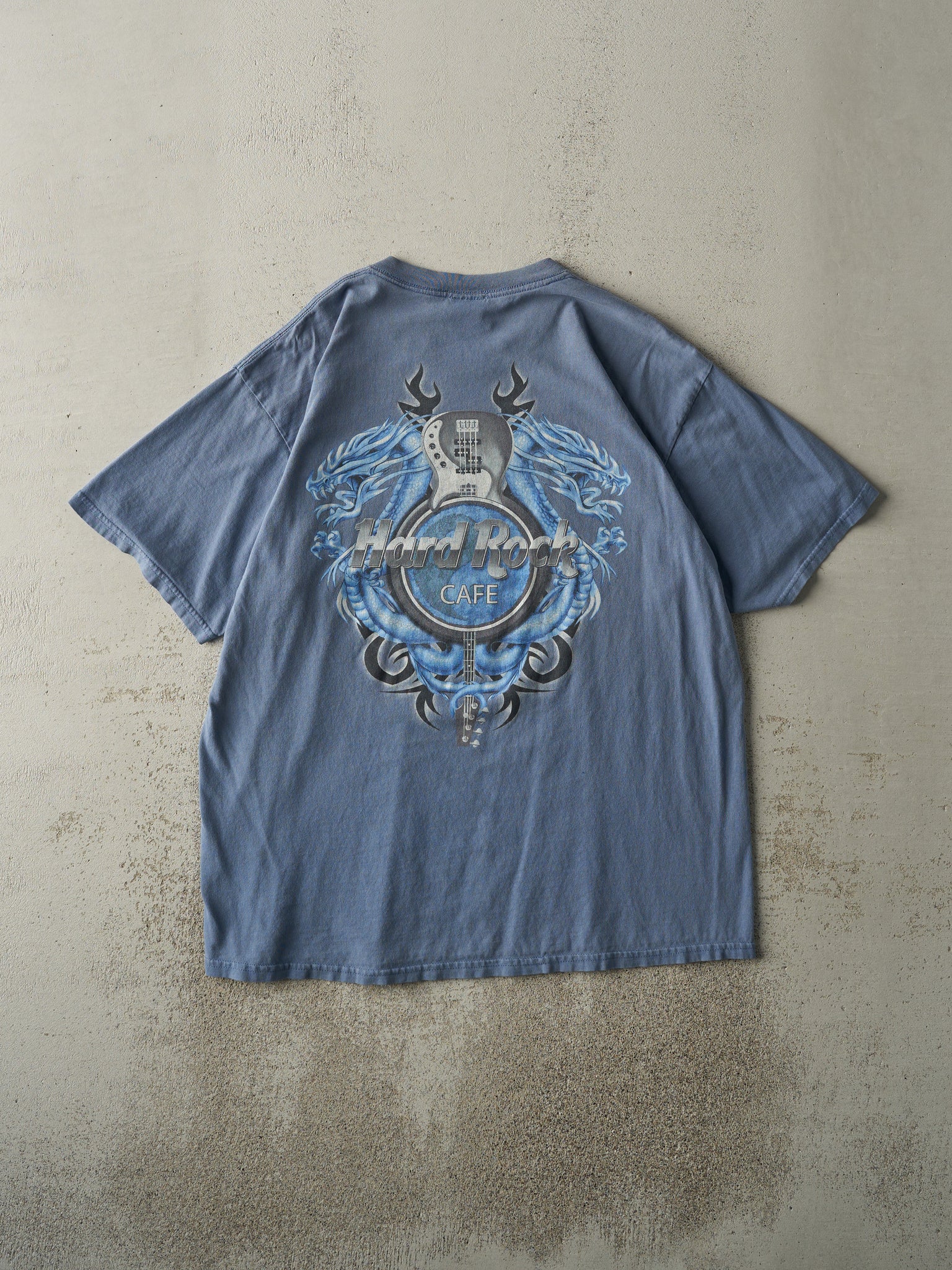 Vintage Y2K Slate Blue Phoenix Hard Rock Cafe Tee (L)