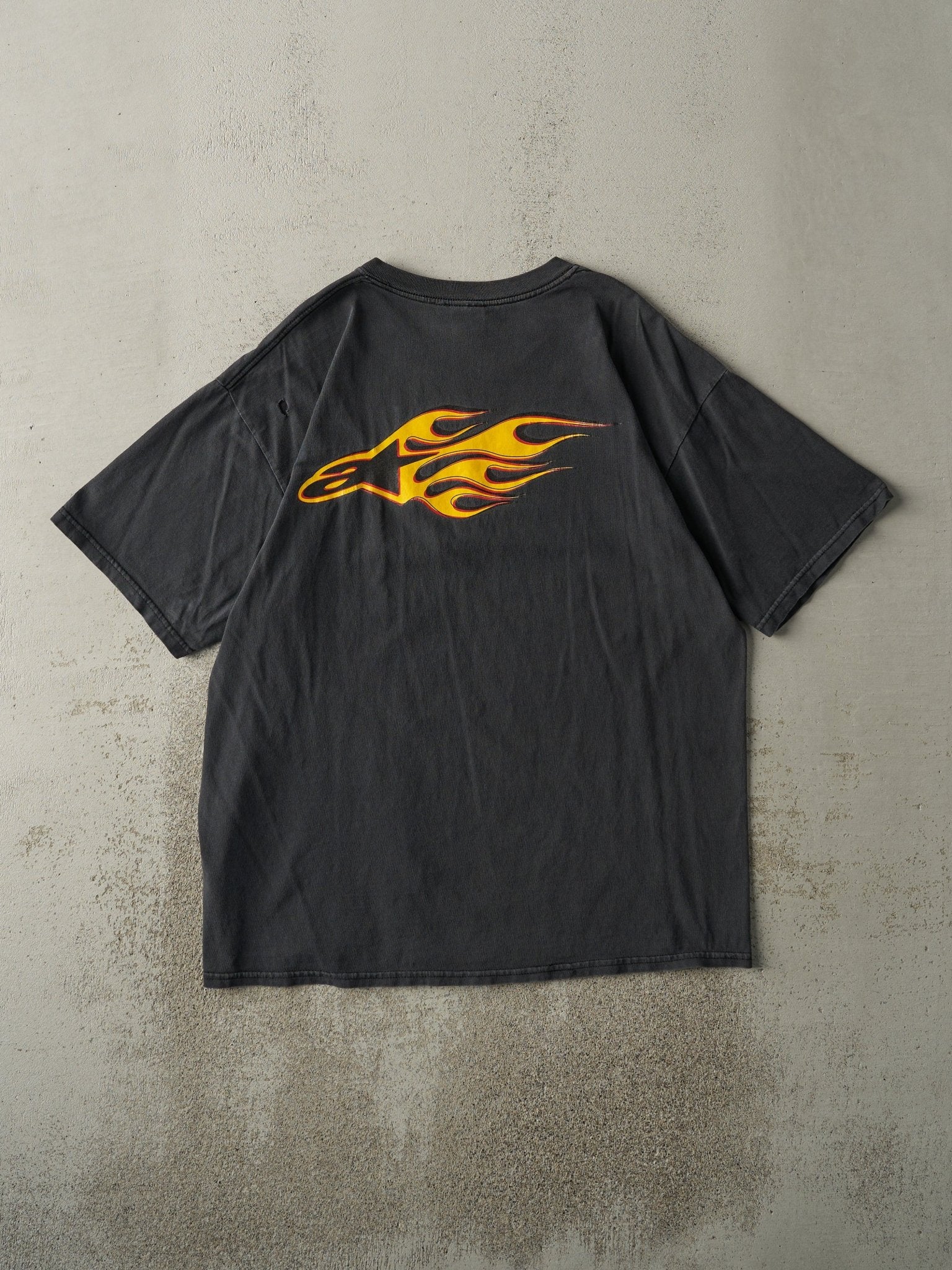 Vintage Y2K Faded Black Alpine Stars Tee (L)