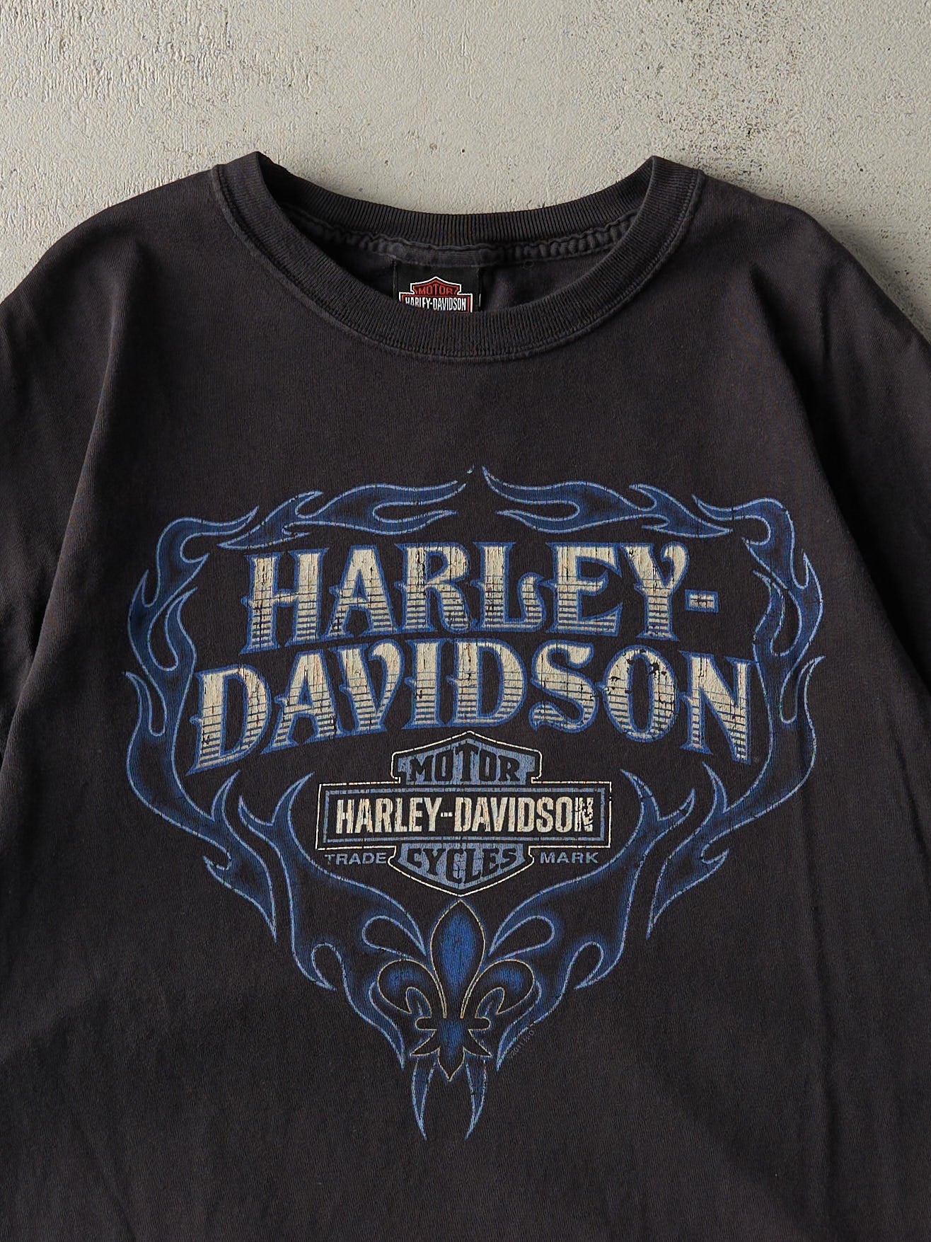 Vintage 11' Black Anaheim California Harley Davidson Tee (L/XL)