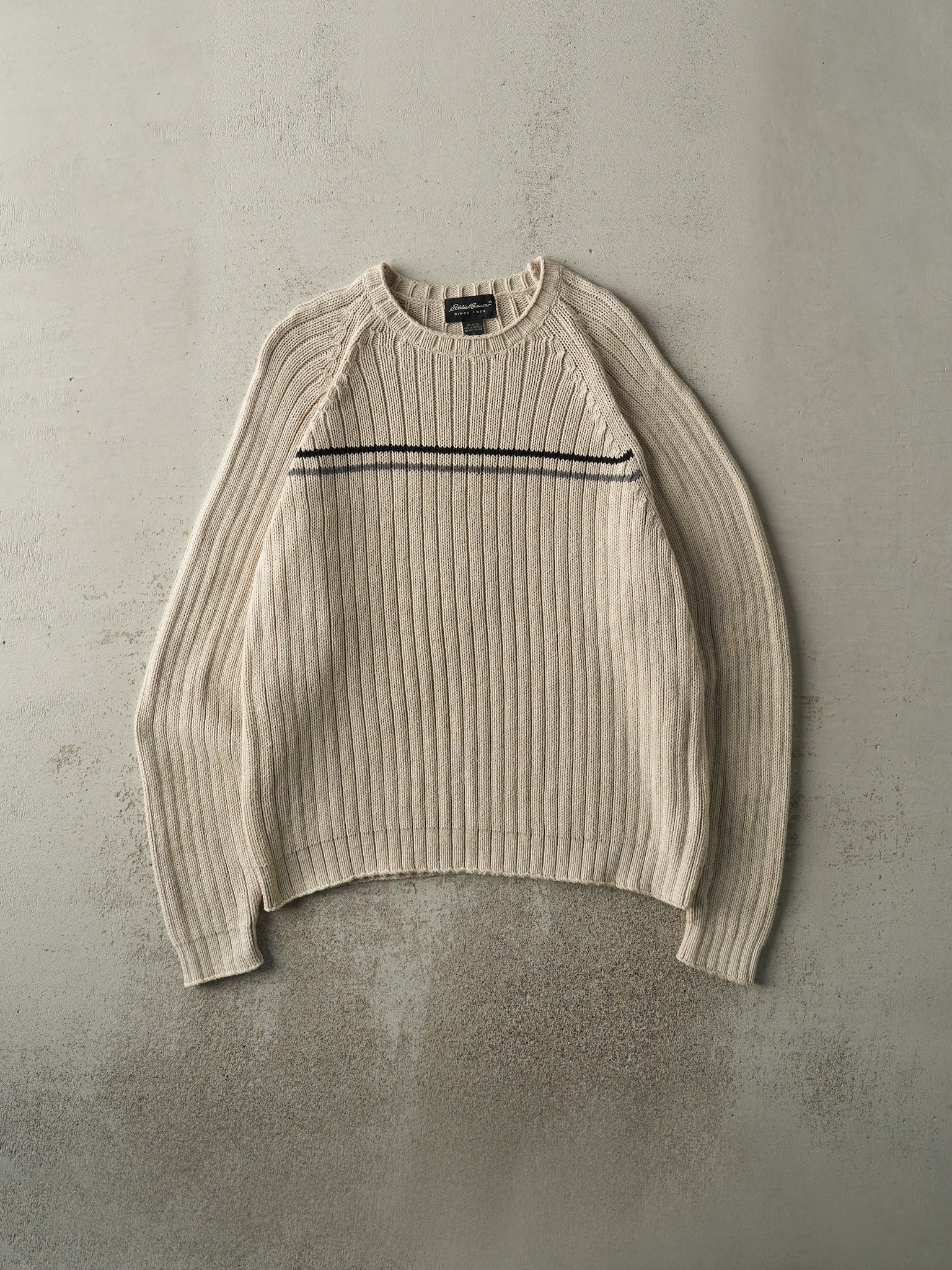 Vintage Y2K Beige Eddie Bauer Knit (M)