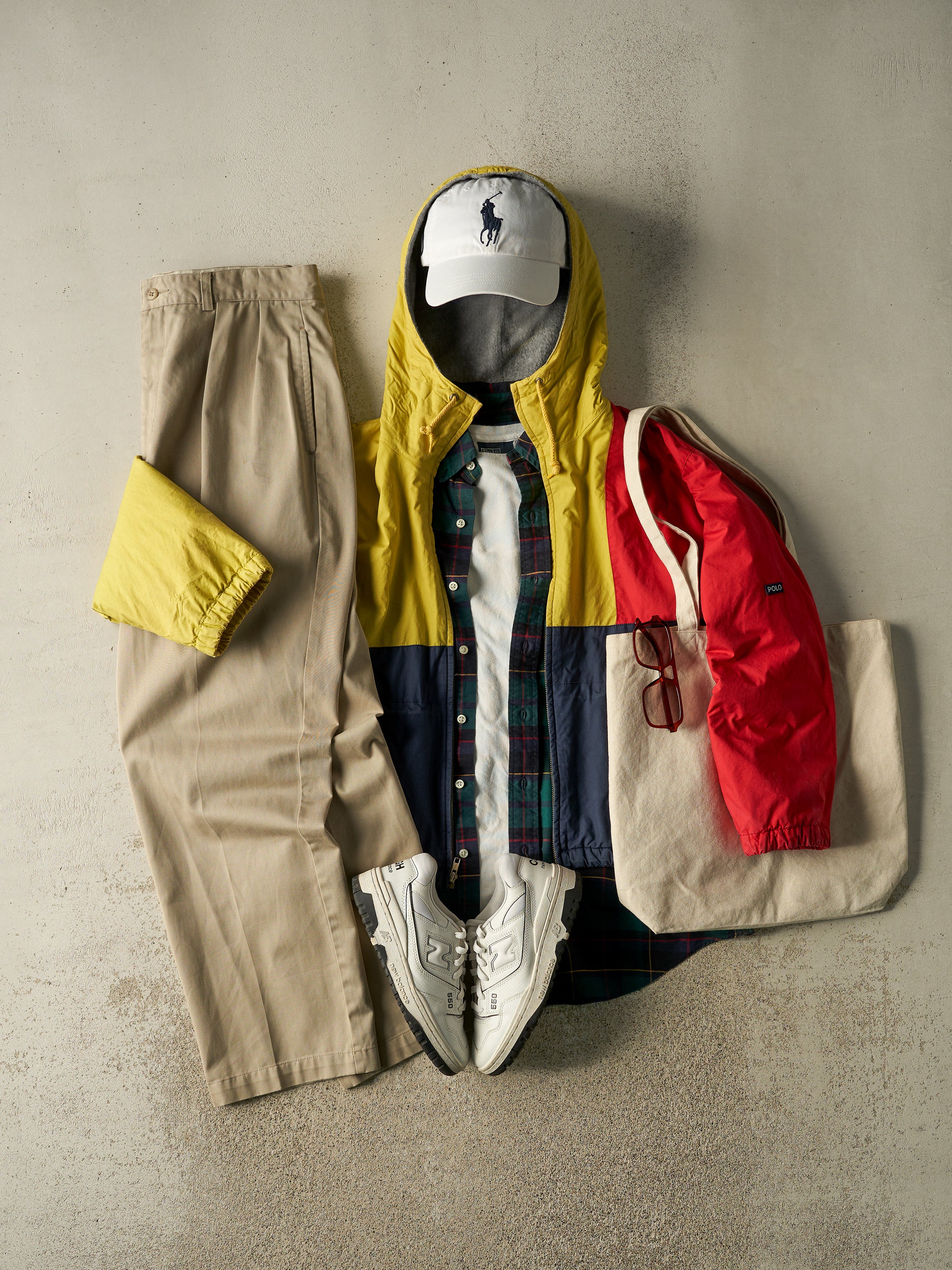 Vintage 90s Beige Polo Ralph Lauren Classic Chino Pants (33x30)