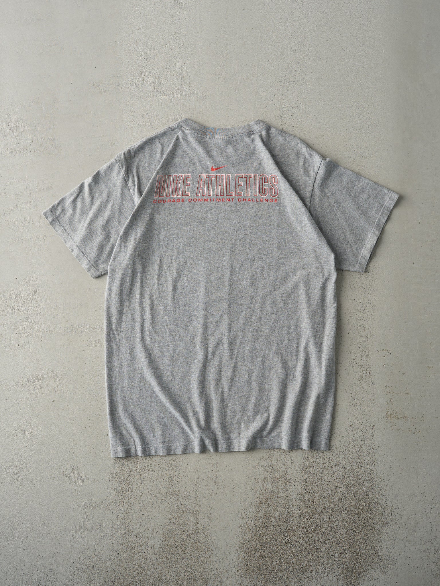 Vintage 90s Grey Nike Athletics Tee (M)