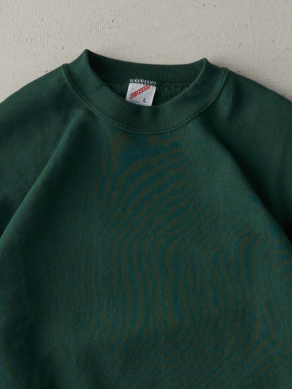 Vintage 90s Forest Green Blank Crewneck (M)