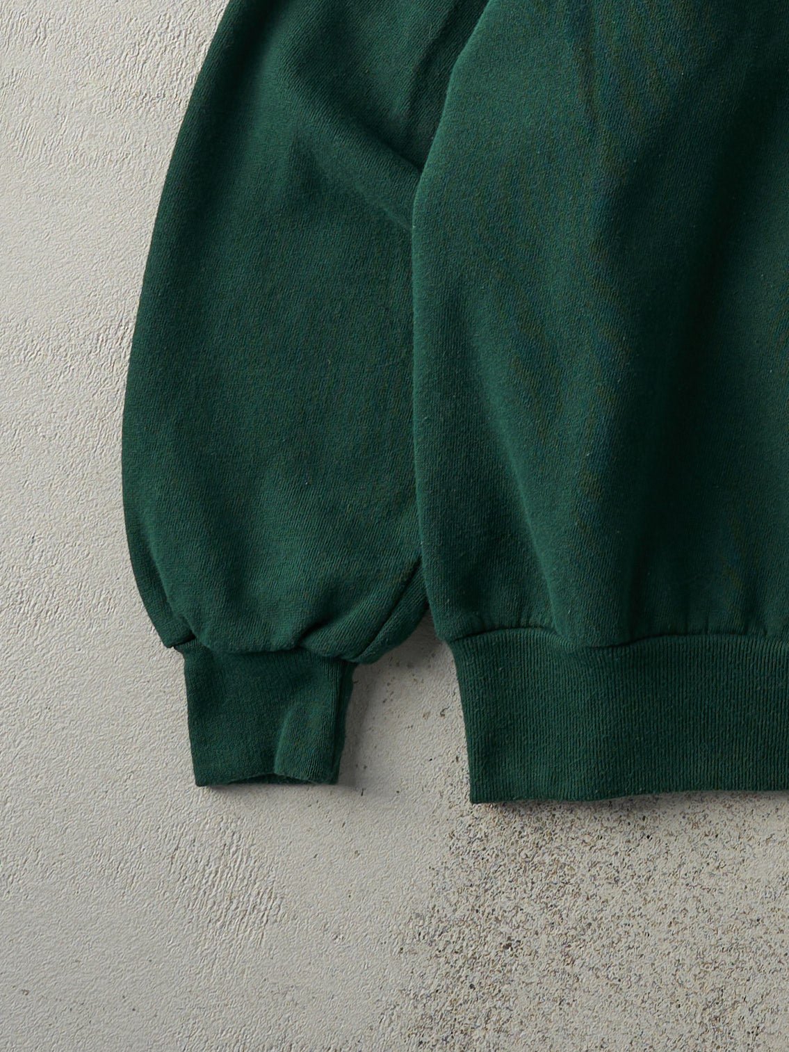 Vintage 90s Forest Green Blank Crewneck (M)