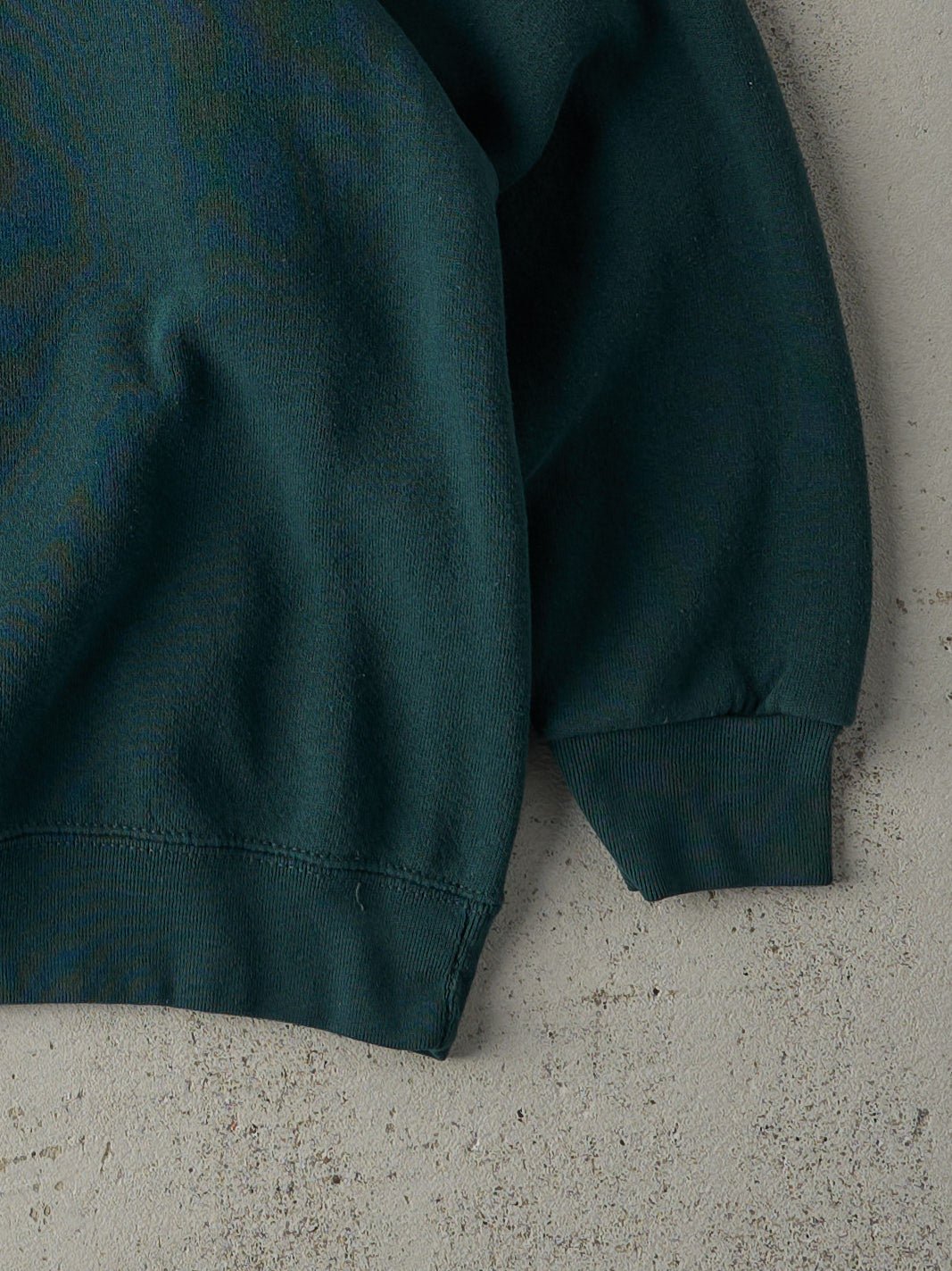 Vintage 90s Forest Green Embroidered Mickey Mouse Crewneck (L)