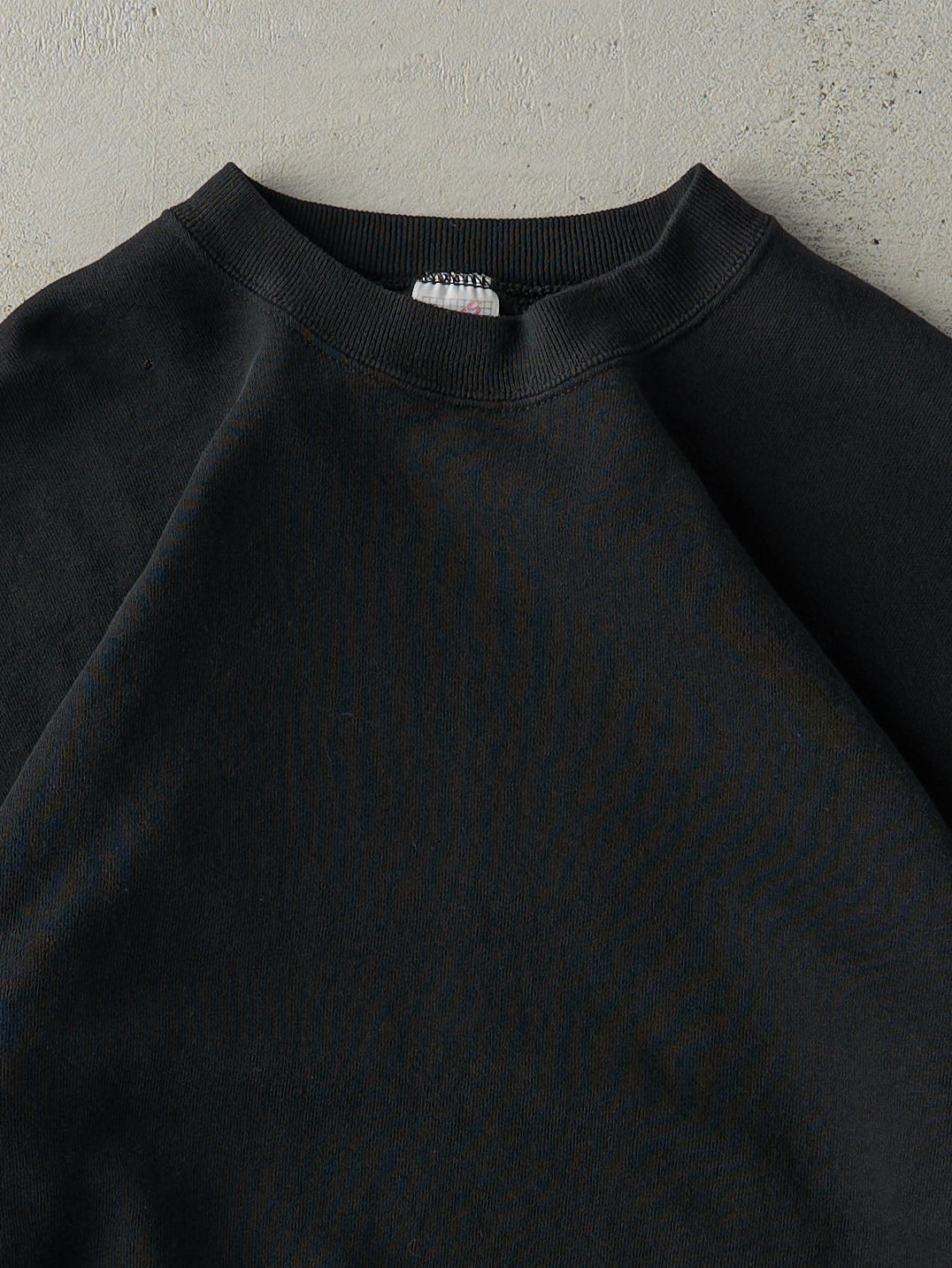 Vintage 90s Black Blank Crewneck (S)