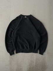 Vintage 90s Black Blank Crewneck (S)