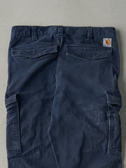 Vintage Y2K Navy Relaxed Fit Carhartt Cargo Work Pants (32x31.5)