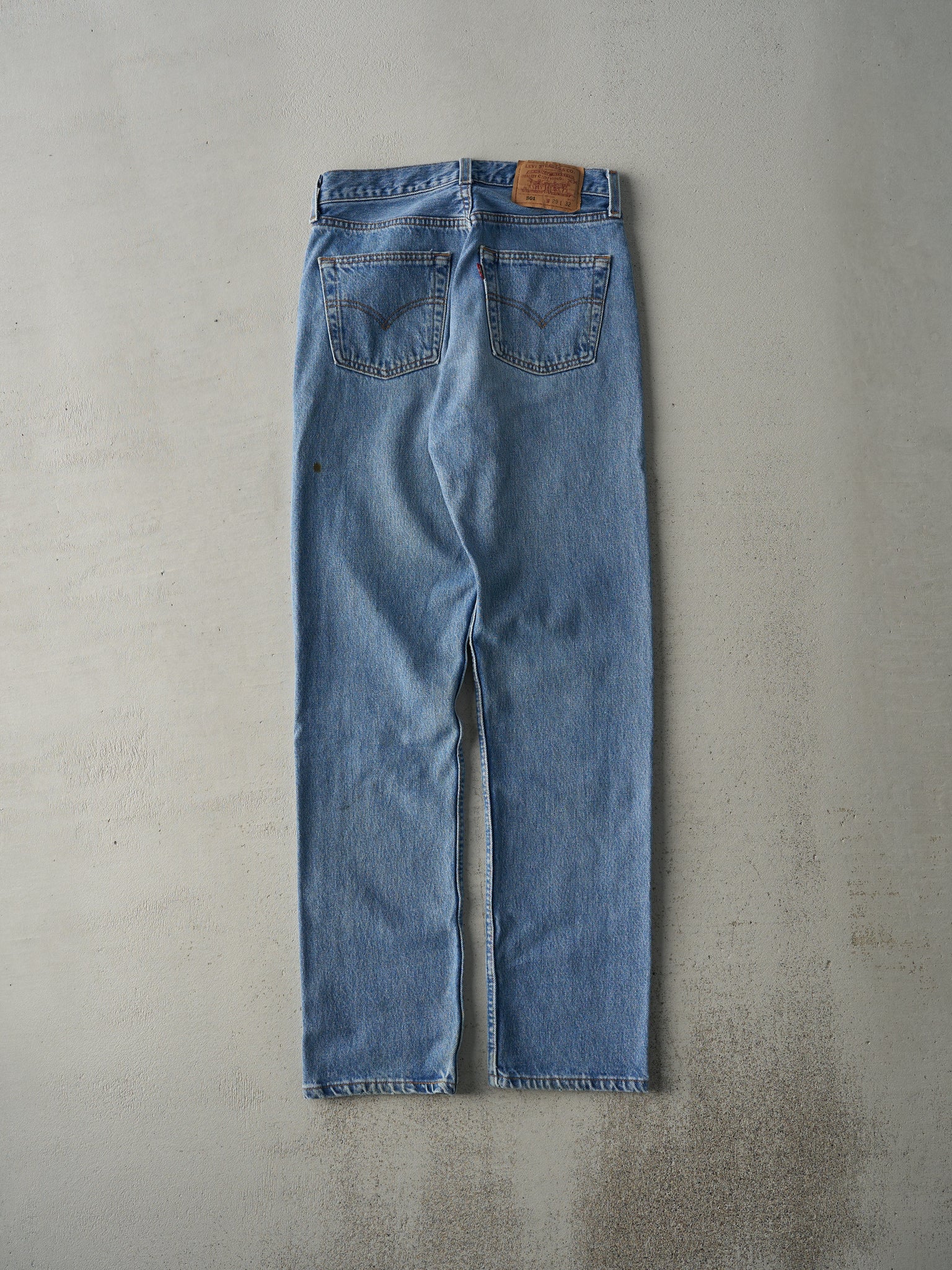 Vintage 90s Light Wash Levi's 501 Jeans (28x31)