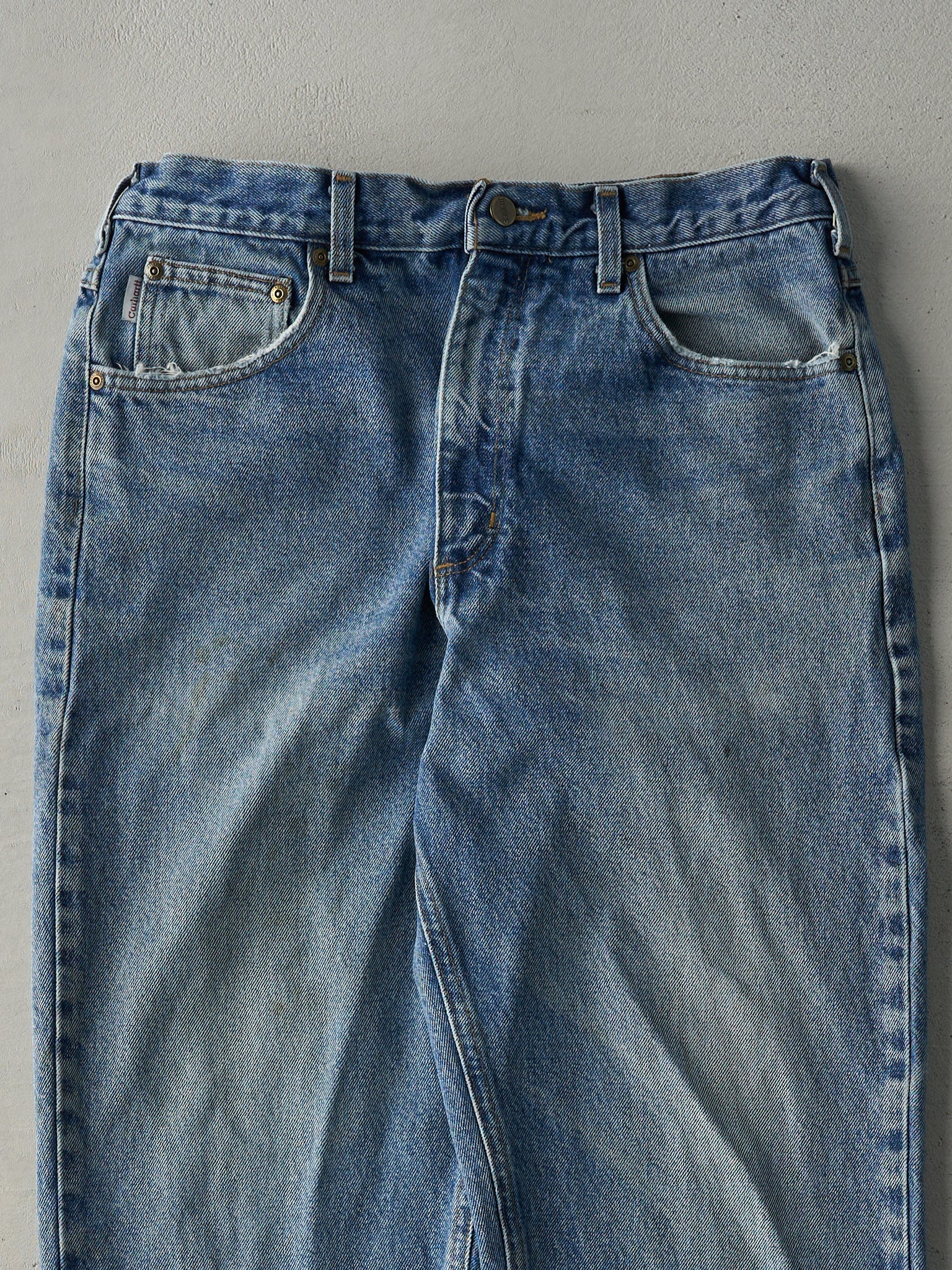 Vintage Y2K Light Wash Carhartt Jeans (34x31)